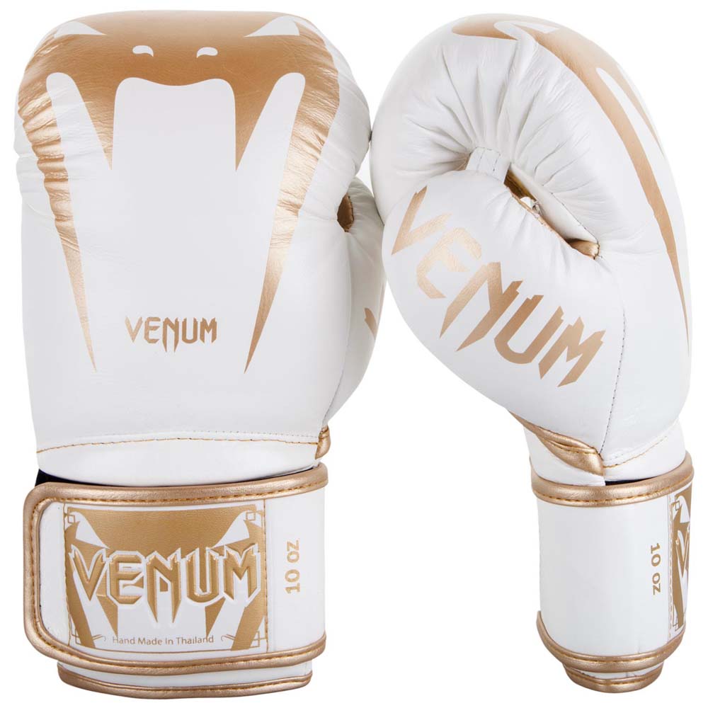 VENUM Boxing Gloves, Giant, 3.0, white-gold, 10 Oz