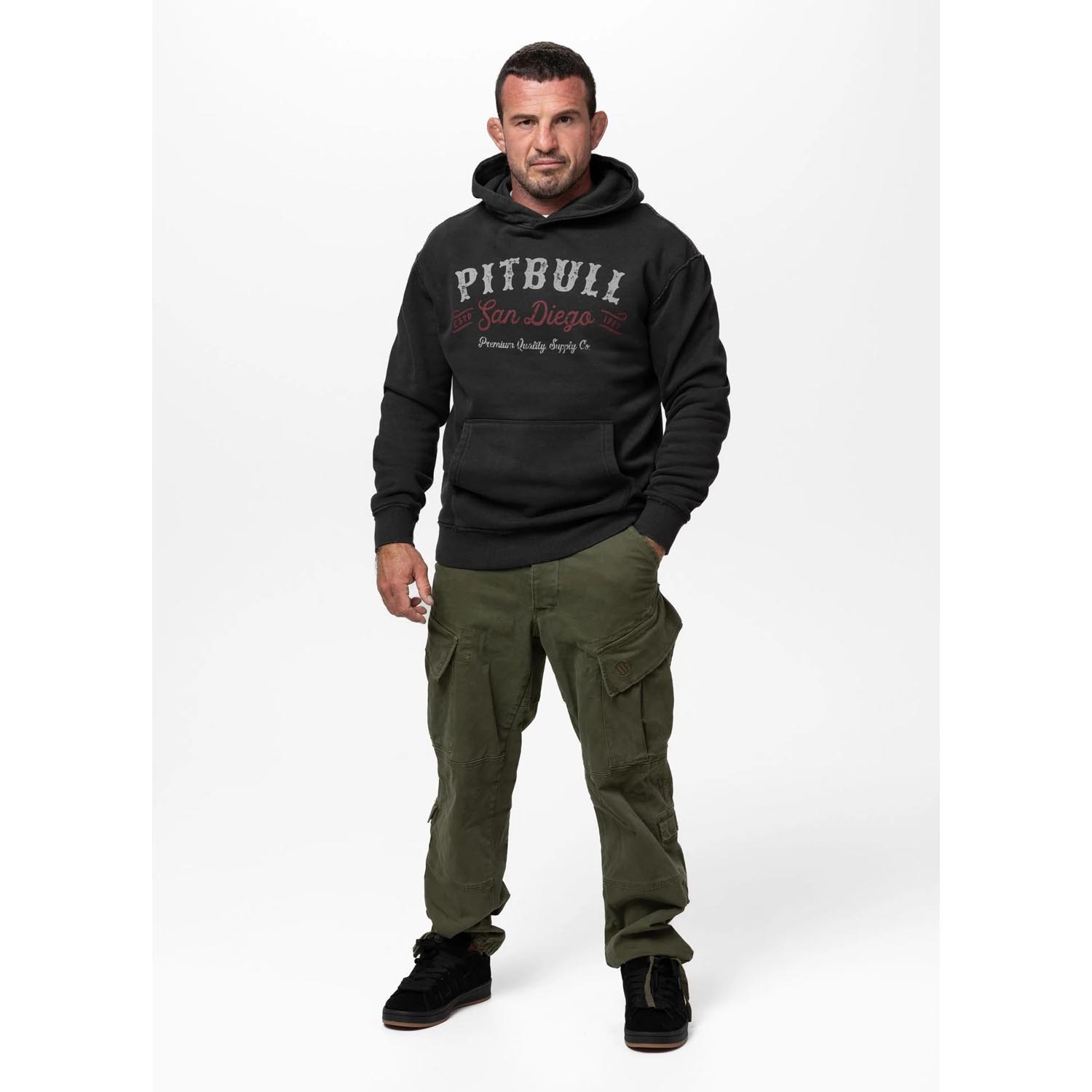 Pit Bull West Coast Hoody, Strength And Respect, grey, XXXL