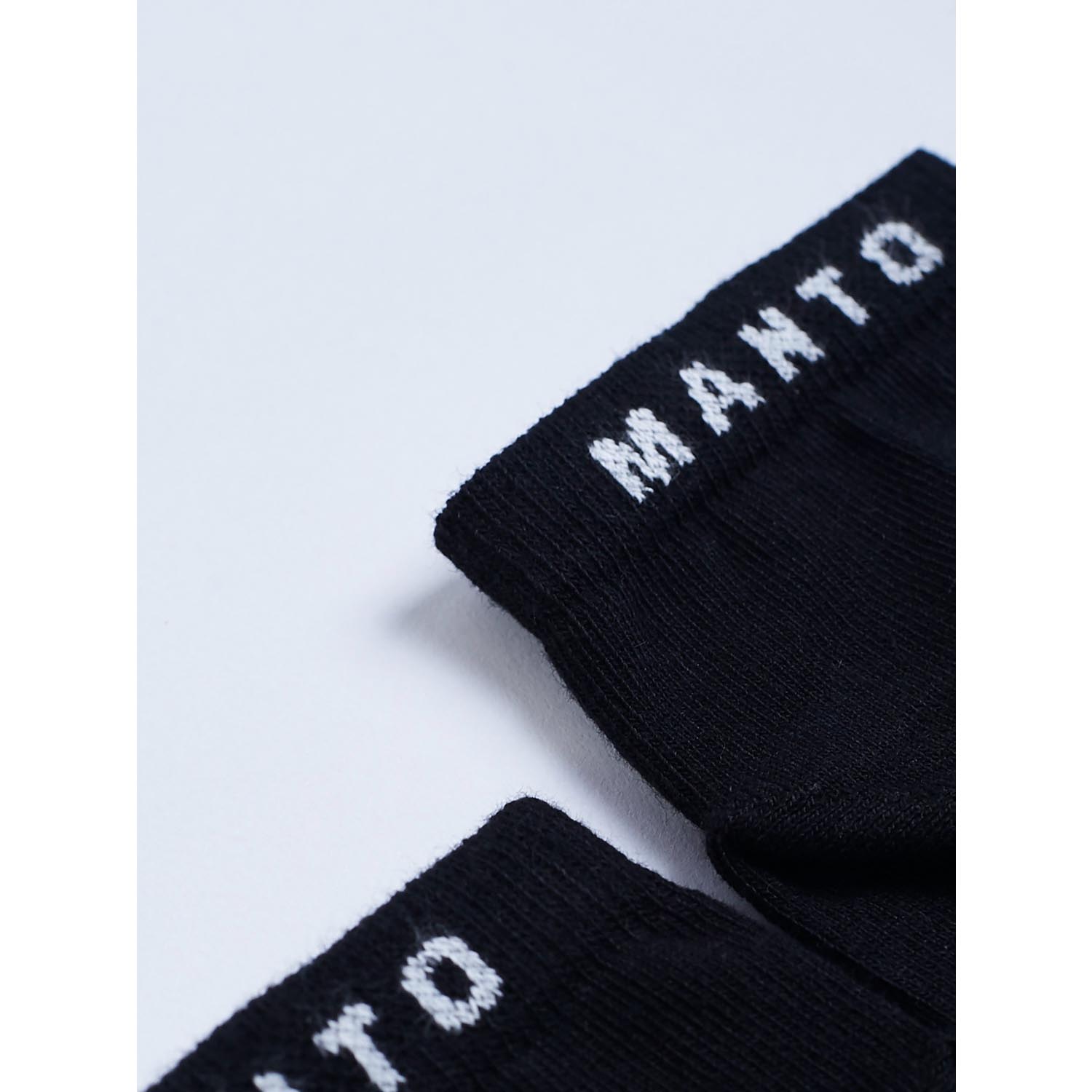 MANTO Socks, Logo, black, M