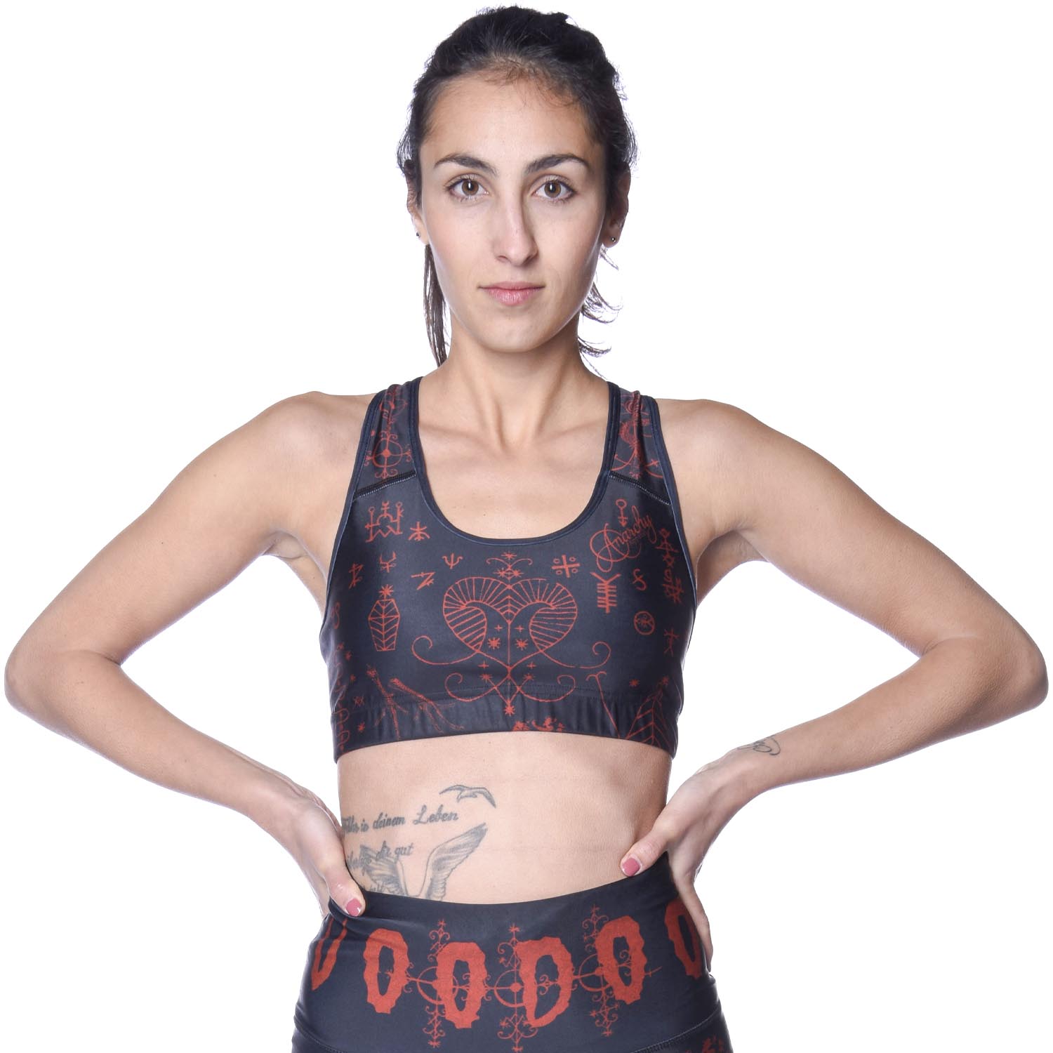 Anarchy Apparel Sports Bra, Voodoo