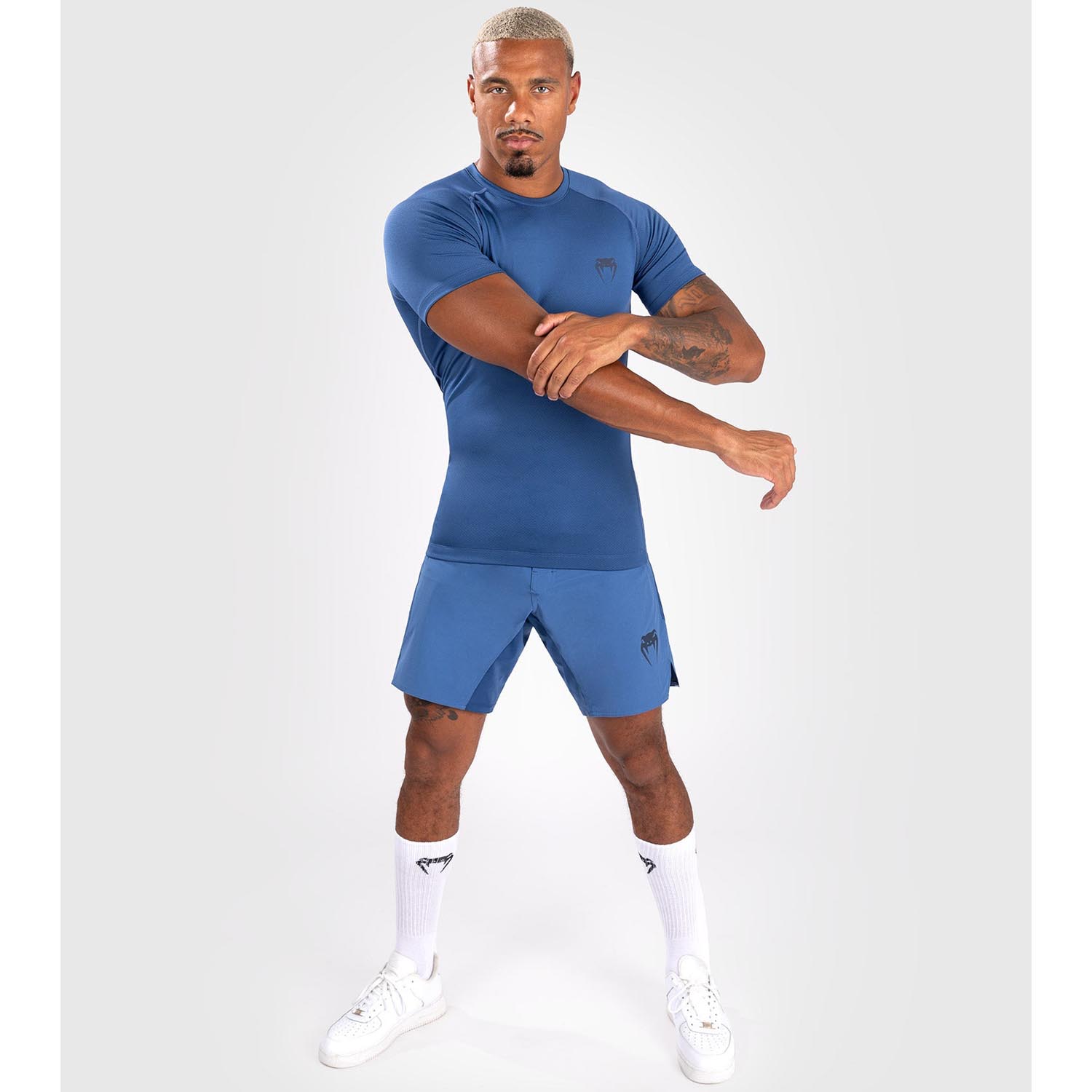 VENUM Rashguards, S/S, Contender, blue, L