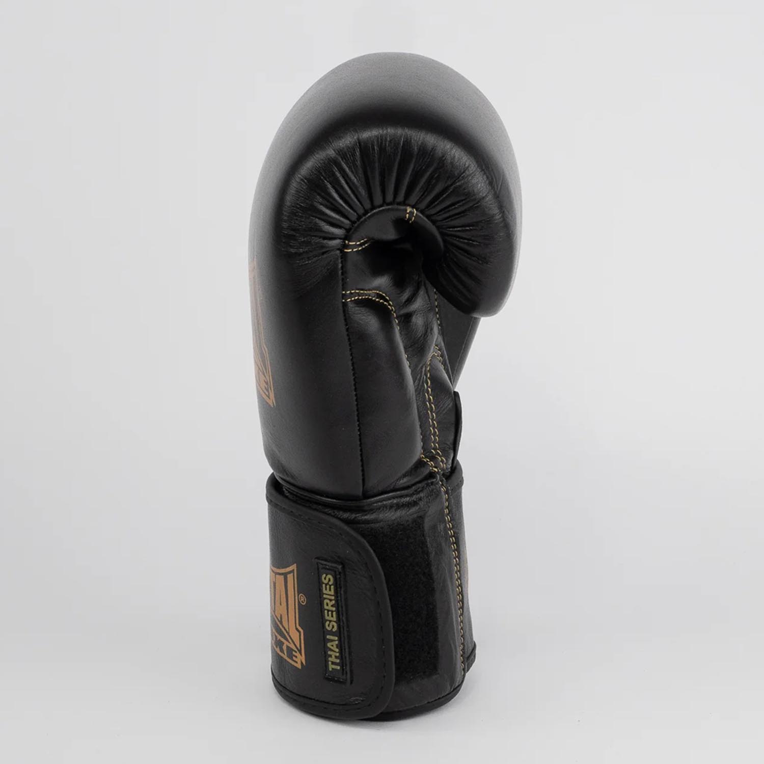 Metal Boxe Boxing Gloves, Thai, black-gold, 16 Oz
