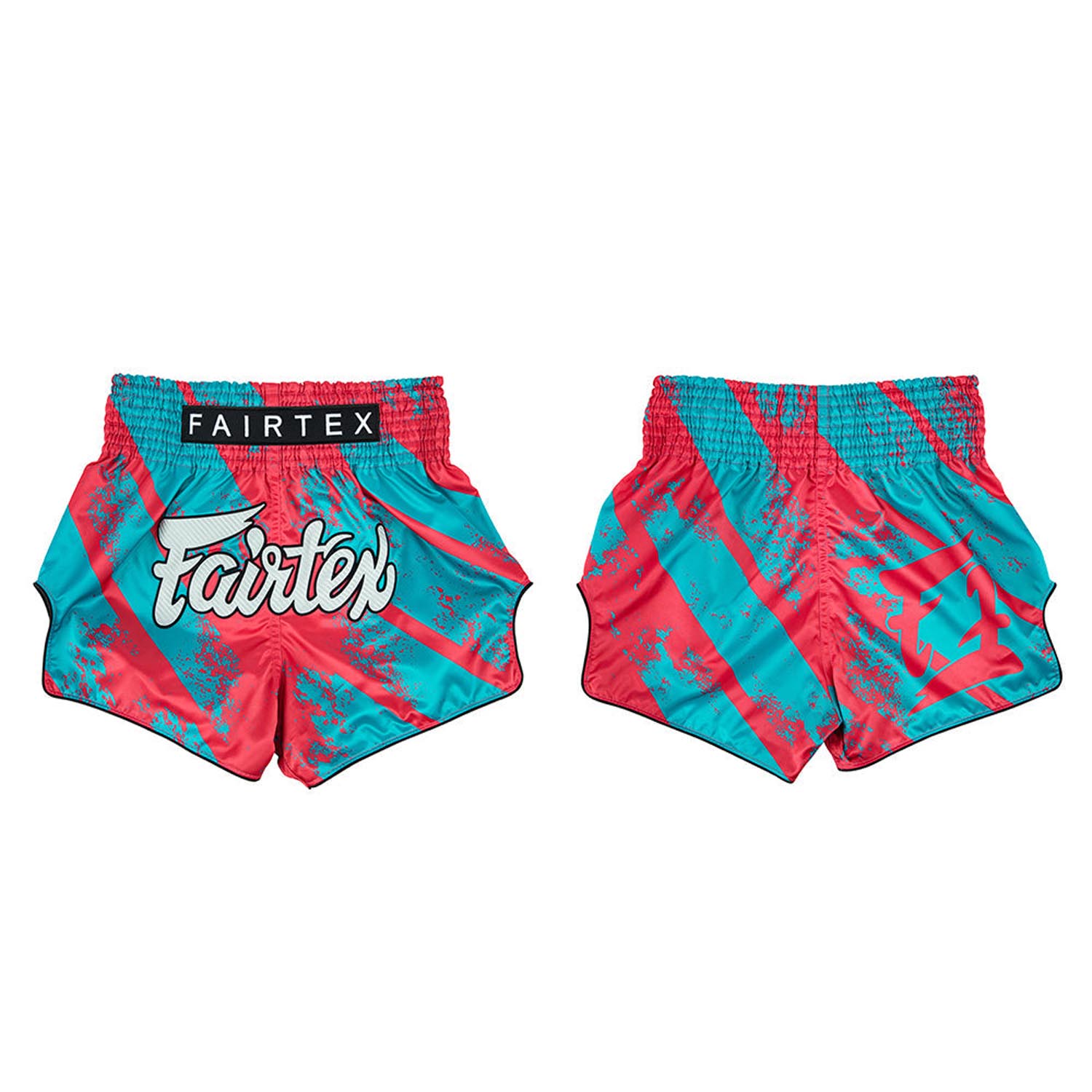 Fairtex Muay Thai Shorts, BS1929, Street King, red-blue, S