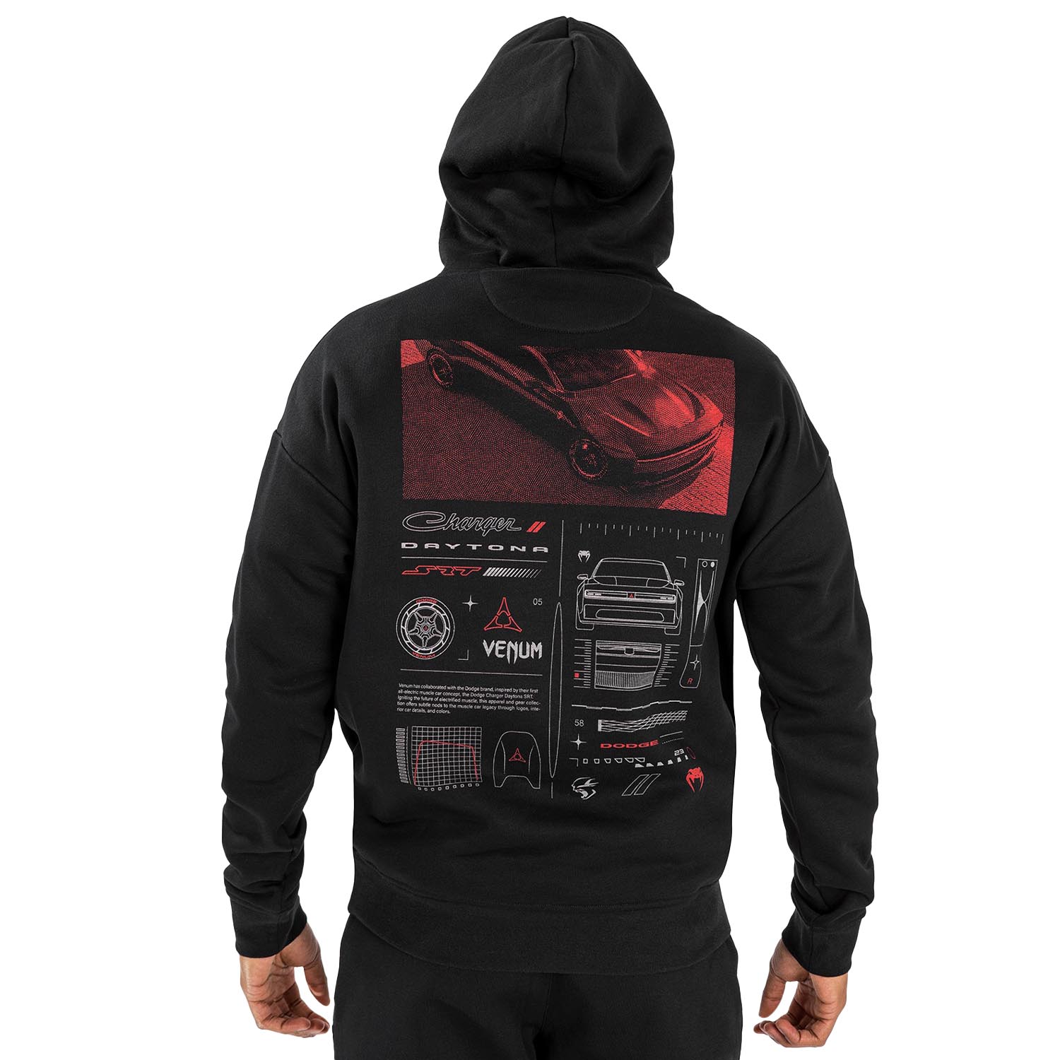 VENUM Hoody, Dodge Banshee Print, schwarz, XL