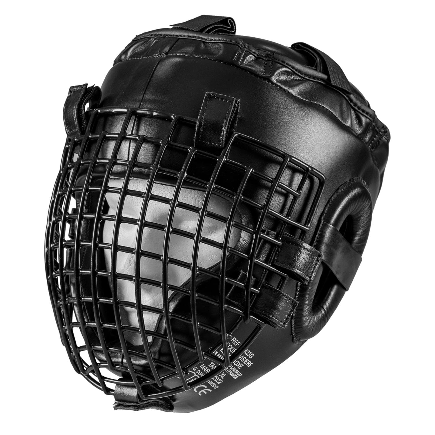 Metal Boxe Head Guard, Grille, black, L