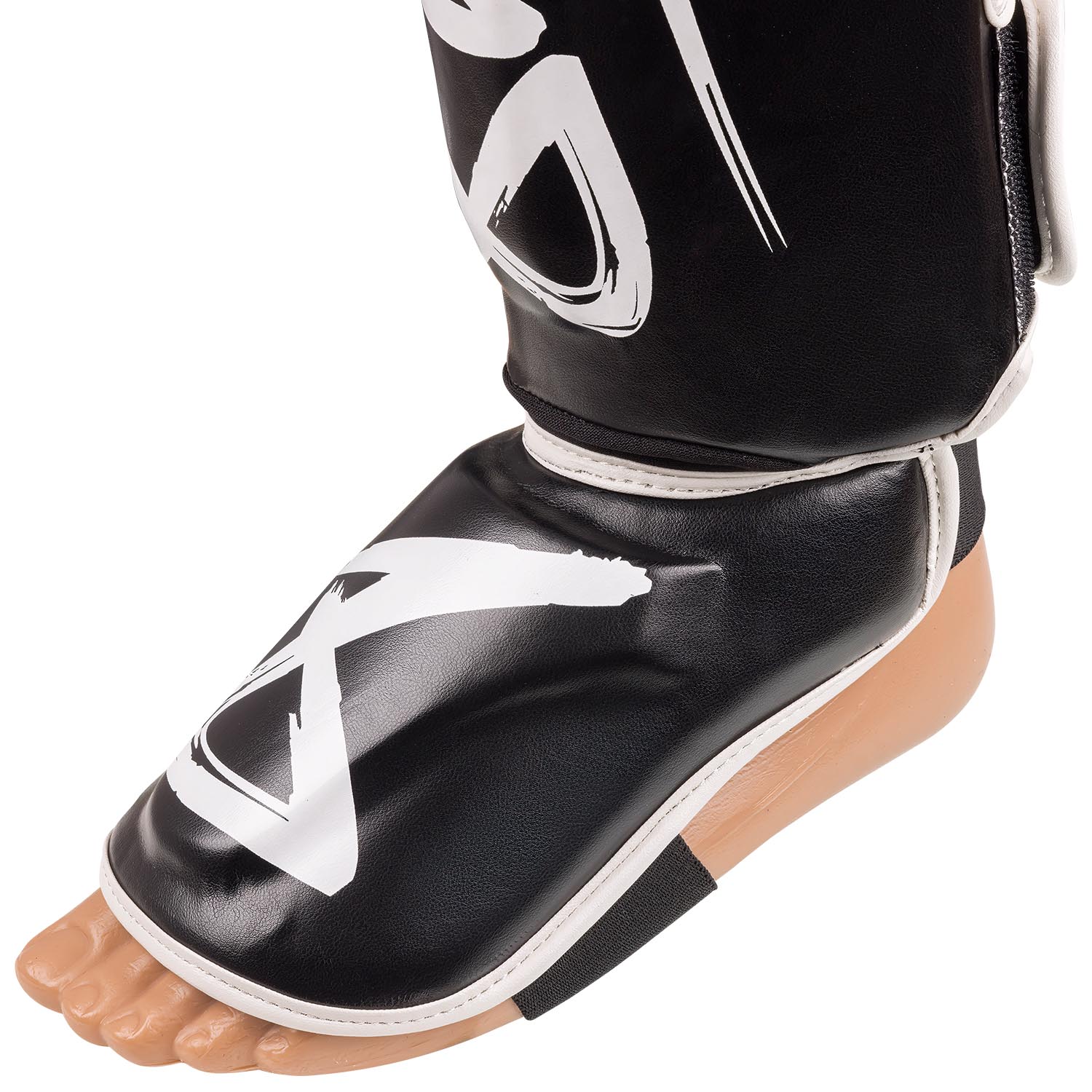 8 WEAPONS Shin Guards, Unlimited 2.0, black-white, L