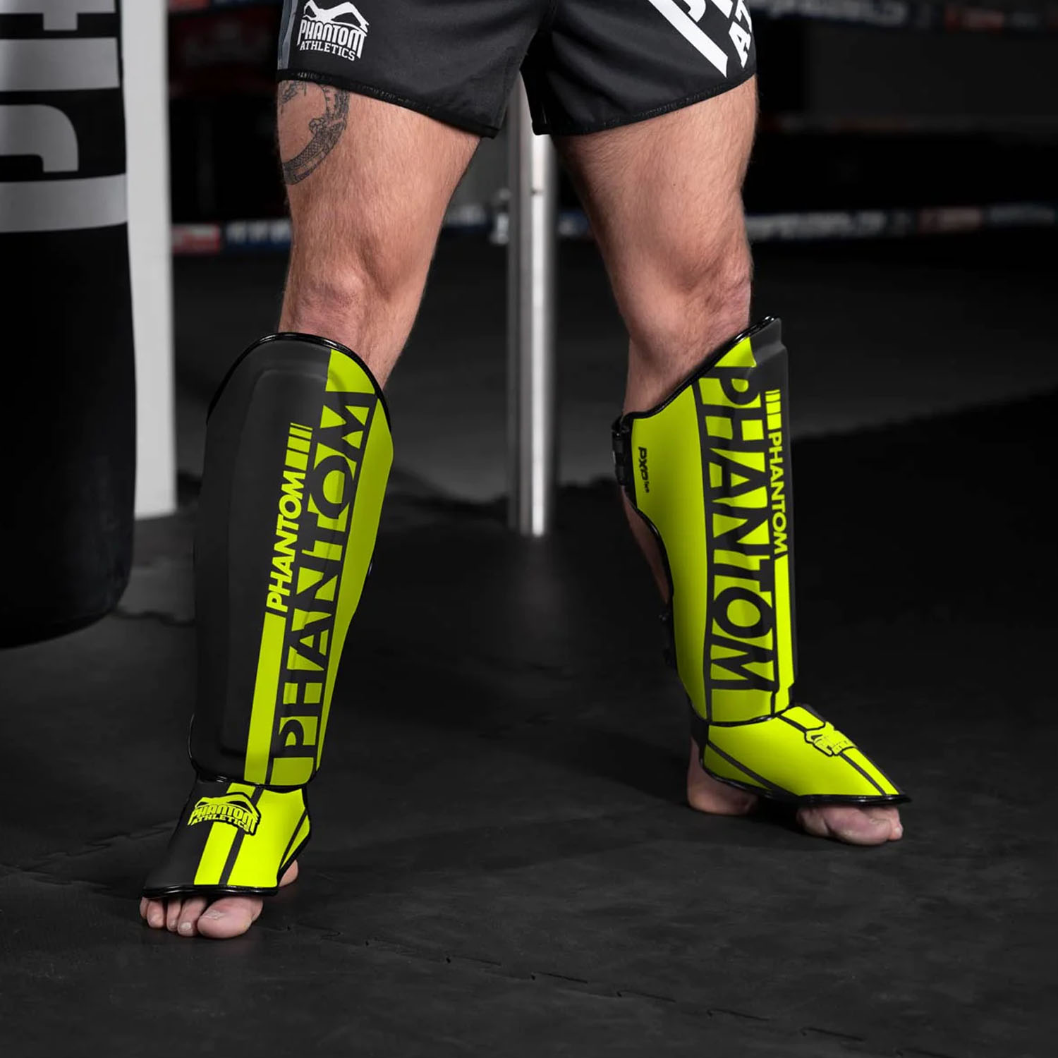 Phantom Athletics Schienbeinschoner, Apex, Striking, neon L/XL