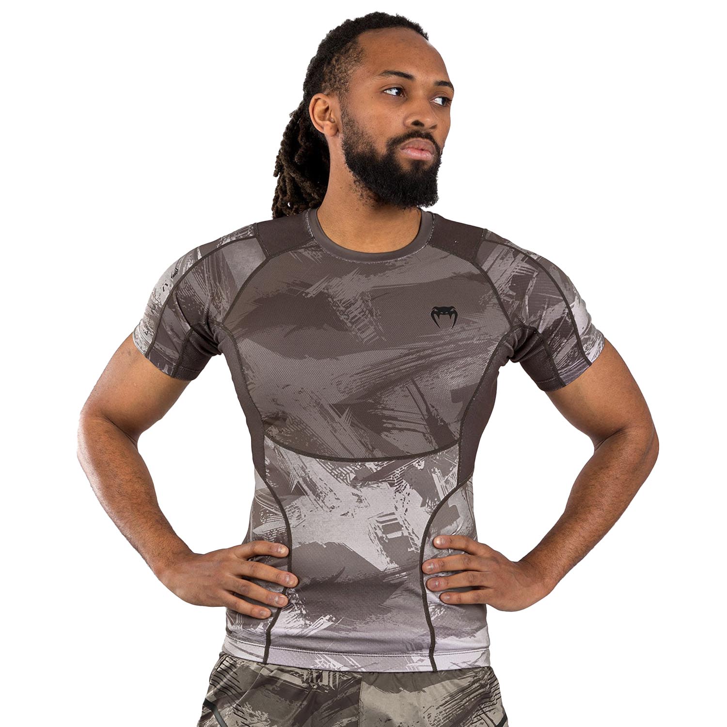 VENUM Rashguard, S/S, Electron 3.0, sand, XXL