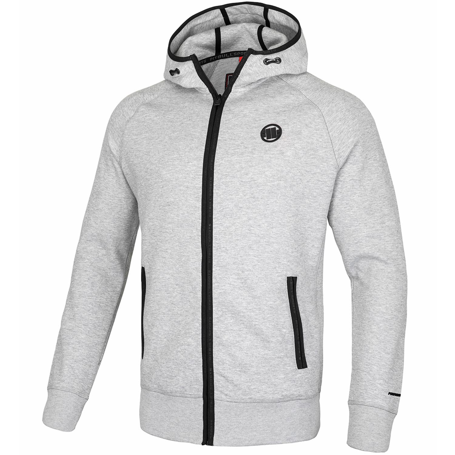 Pit Bull West Coast Zip Hoody, Harris, Hilltop, grau, XXXL