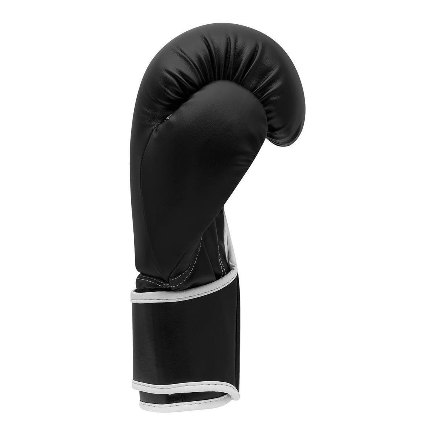 adidas Boxing Gloves, Hybrid, 80, black-white, 16 Oz