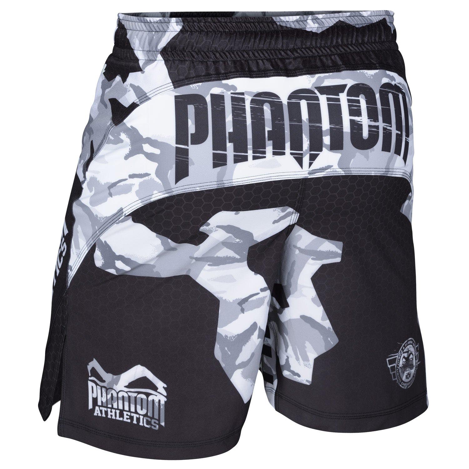 Phantom Athletics MMA Fight Shorts, Storm, winter-camo, M