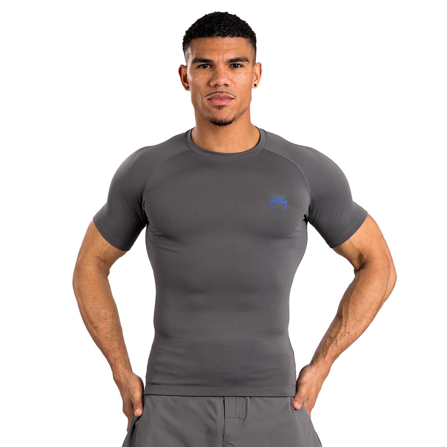 VENUM Rashguards, S/S, Contender, grey, XL