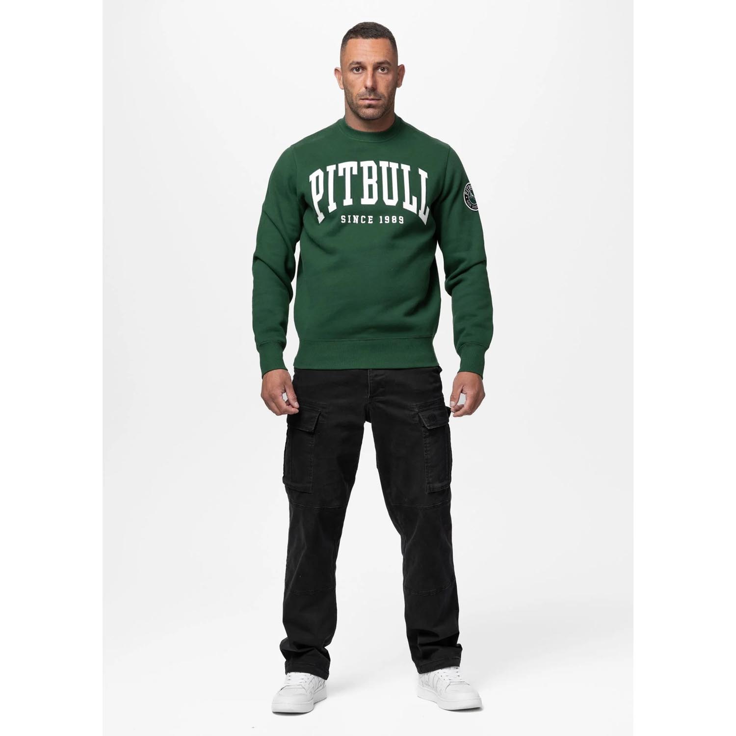Pit Bull West Coast Crewneck, Norton, green, XXXL