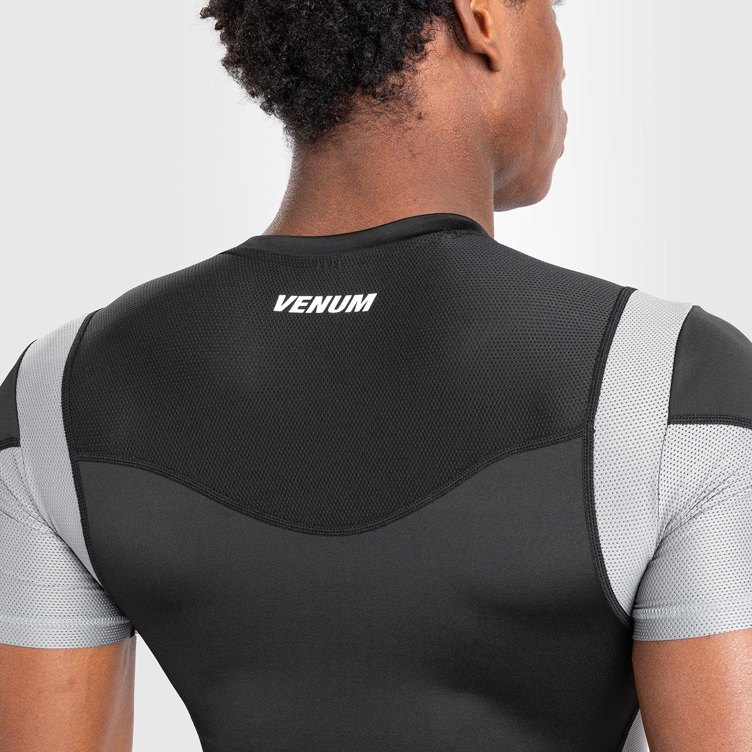 VENUM Rashguard, S/S, Tempest, black-grey, S