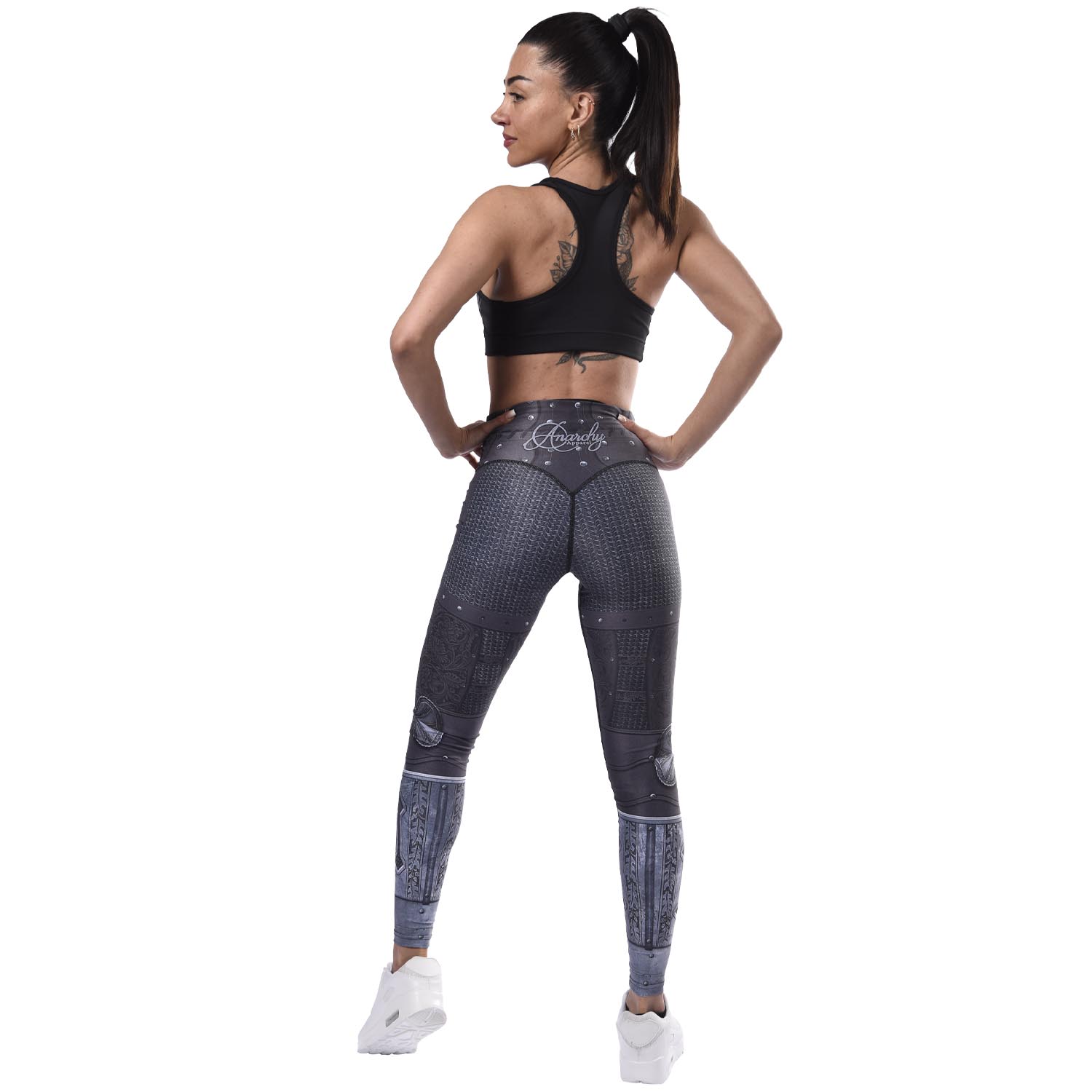 Anarchy Apparel Compression Leggings, oak skin, XS