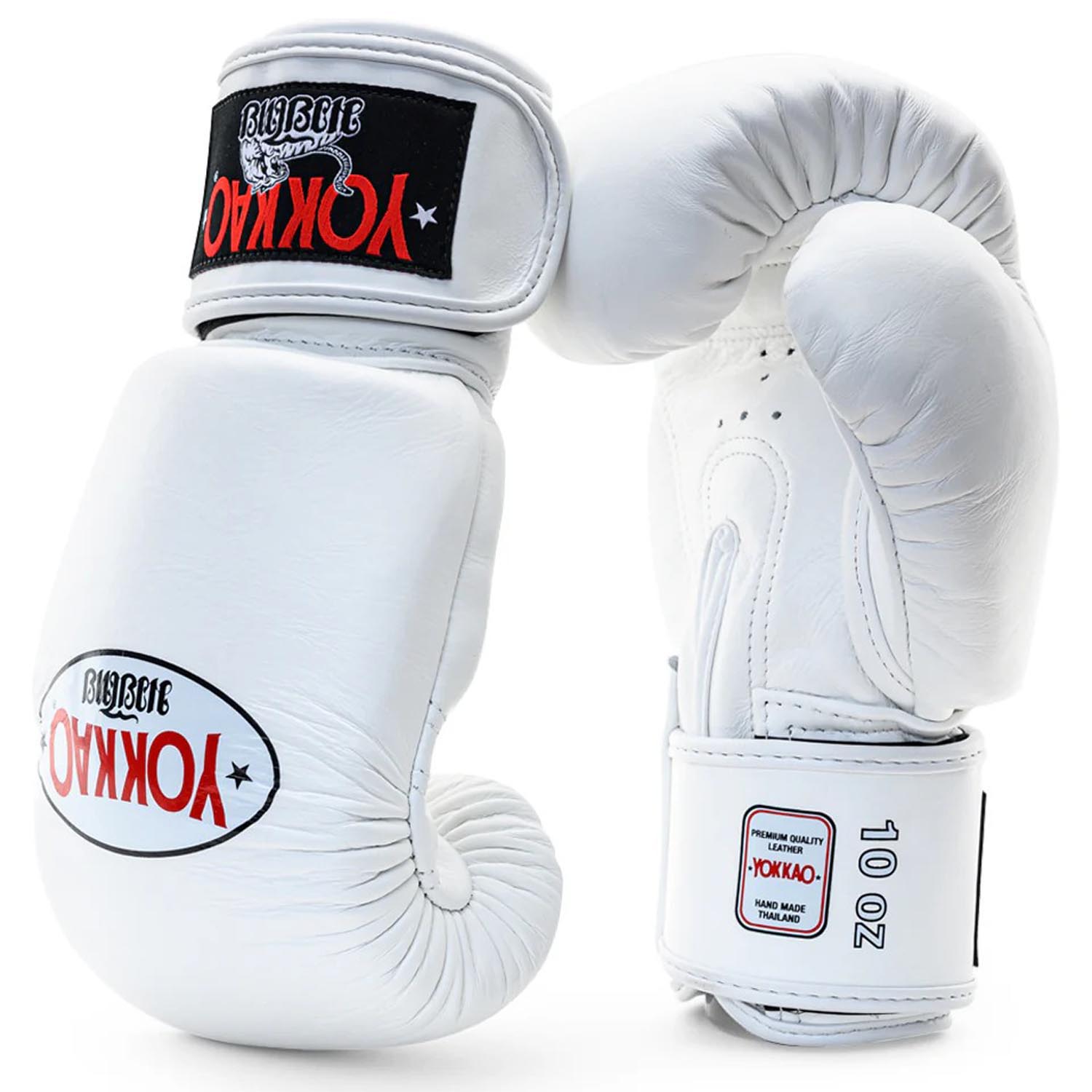 YOKKAO Boxing Gloves, Matrix, white, 16 Oz