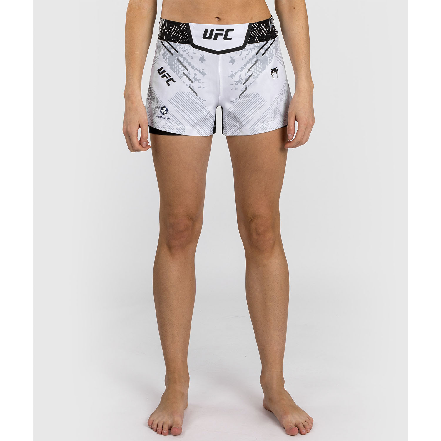 VENUM MMA Fight Shorts, Damen, UFC Fight Night, Adrenaline, weiß, XS