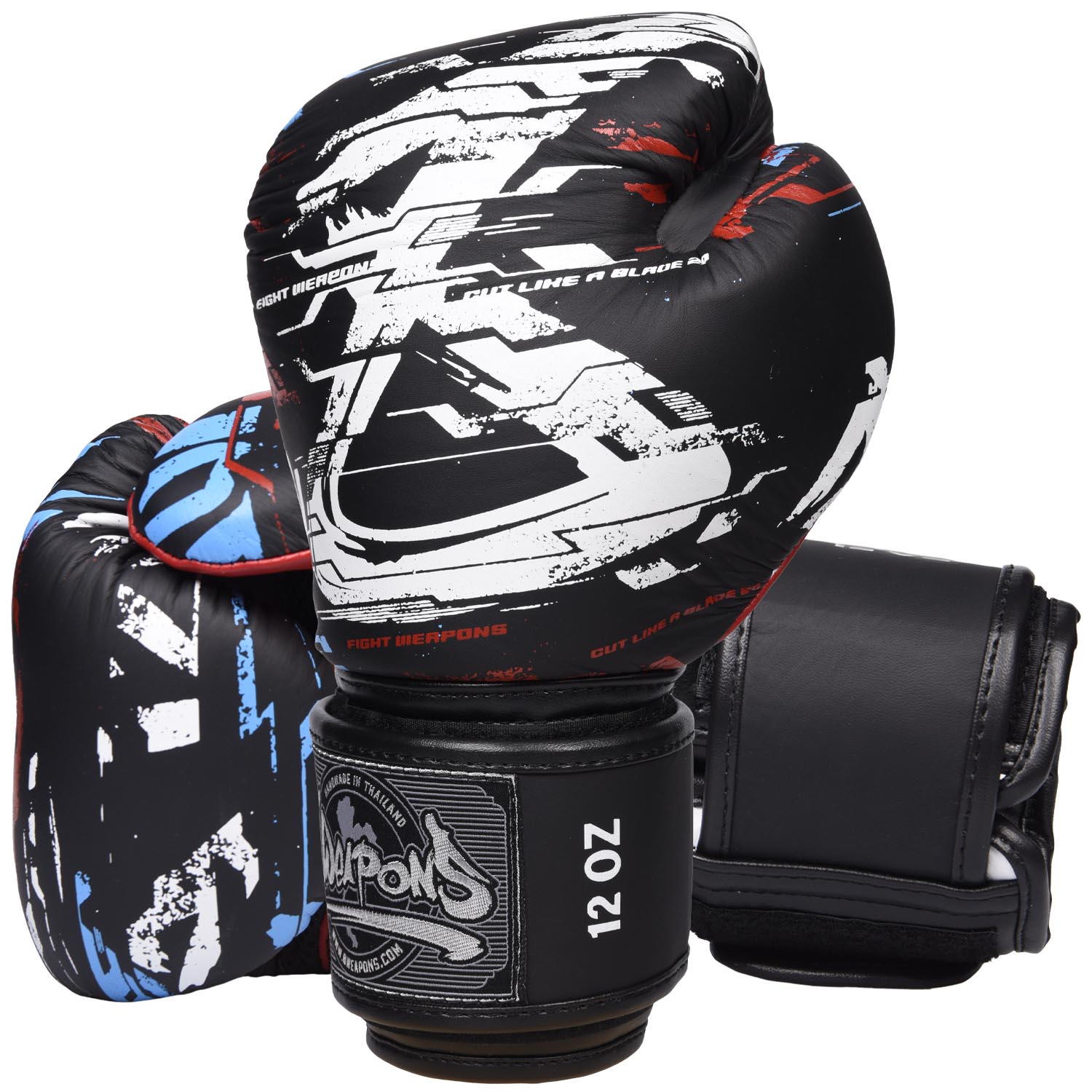 8 WEAPONS Boxing Gloves, Cut Like A Blade 2.0, black, 10 Oz