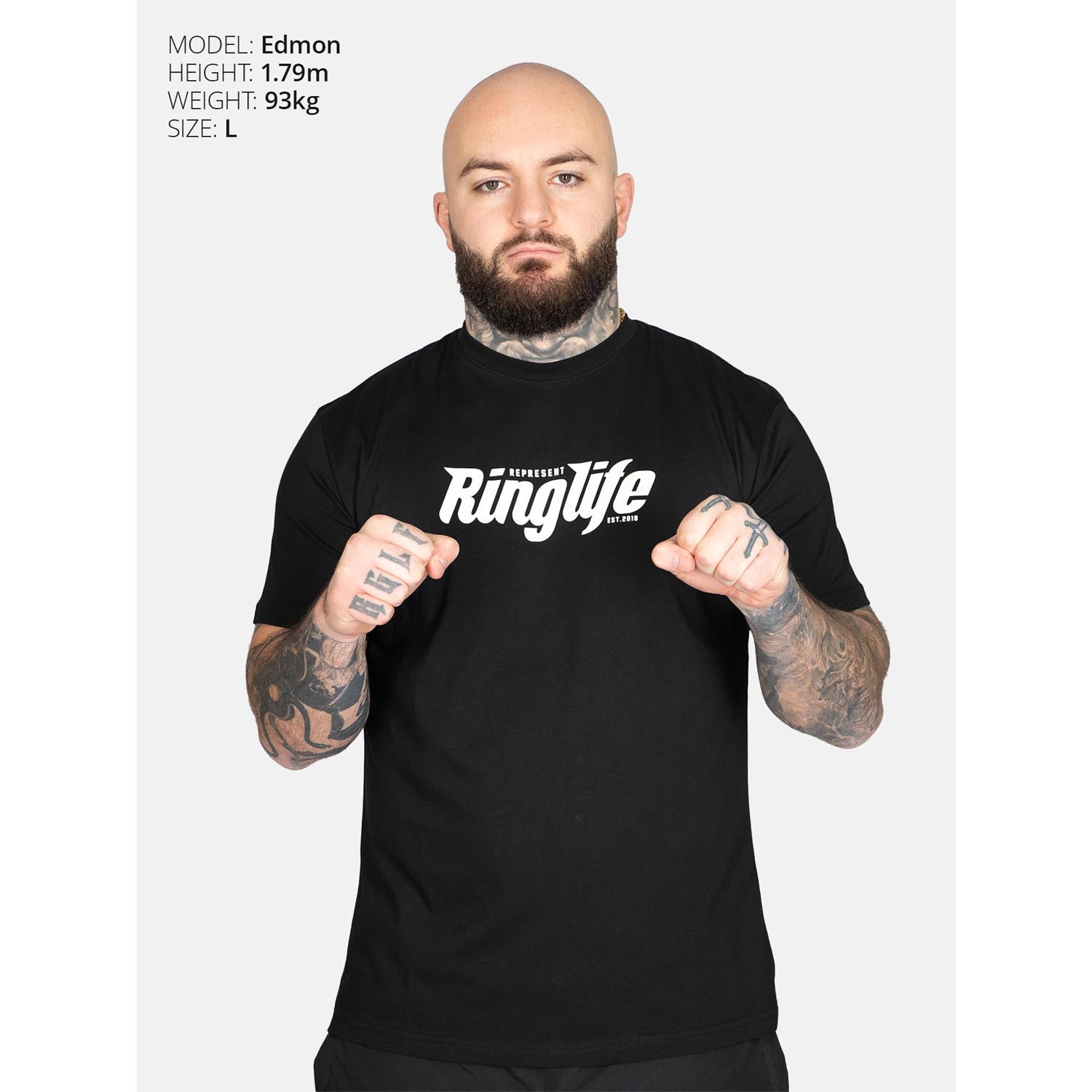 RINGLIFE T-Shirt, Represent, black XL