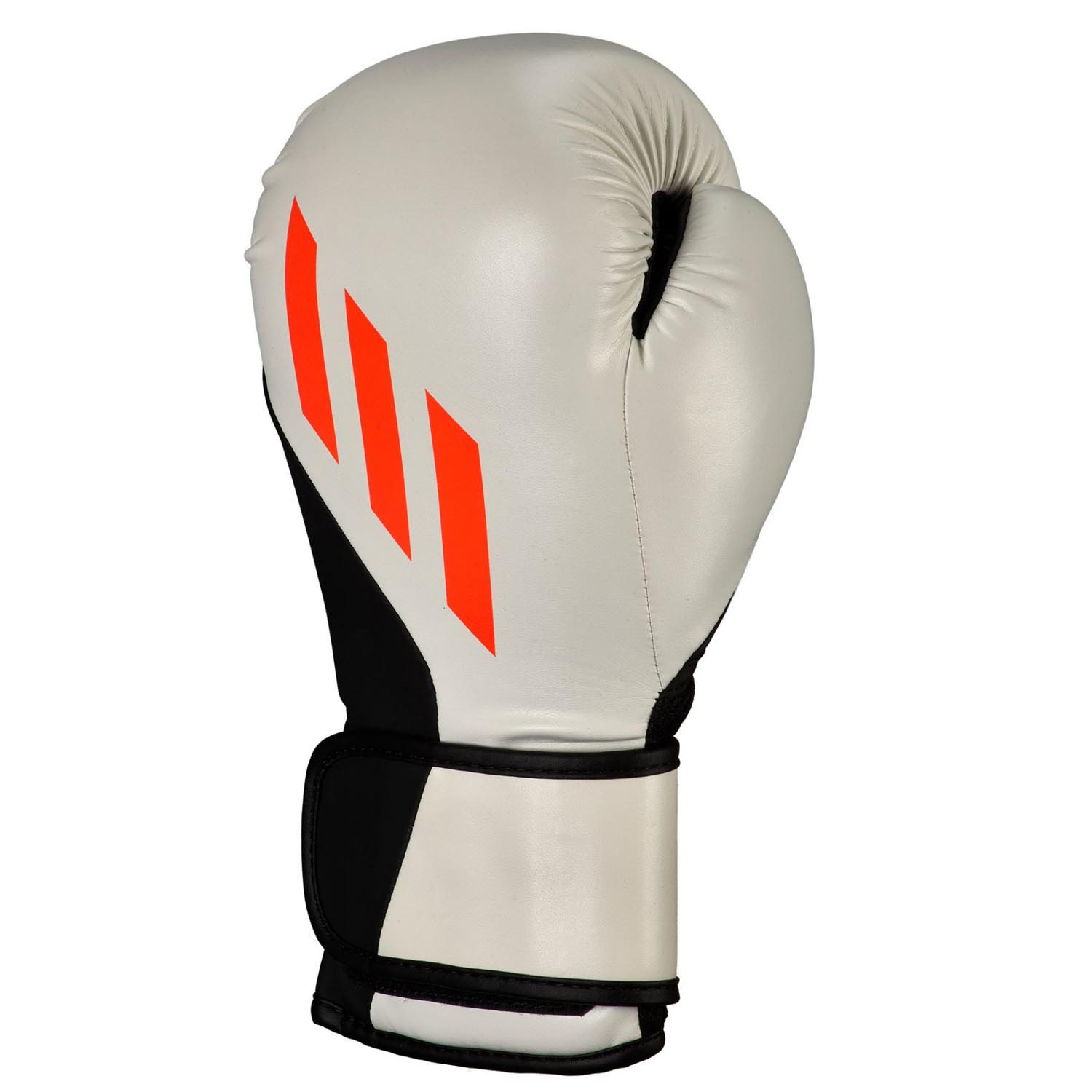 adidas Boxhandschuhe, Speed Tilt 200, beige-schwarz-orange, 10 Oz