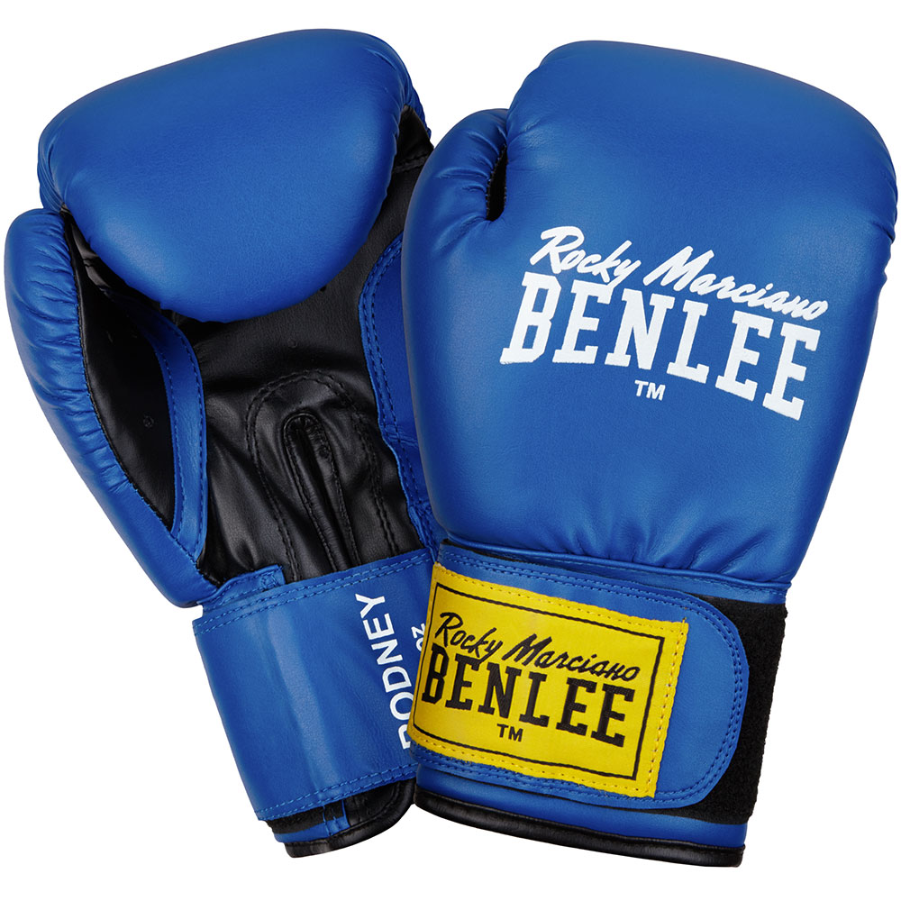 BENLEE Boxhandschuhe, Kinder, Rodney, blau-schwarz, 6 Oz