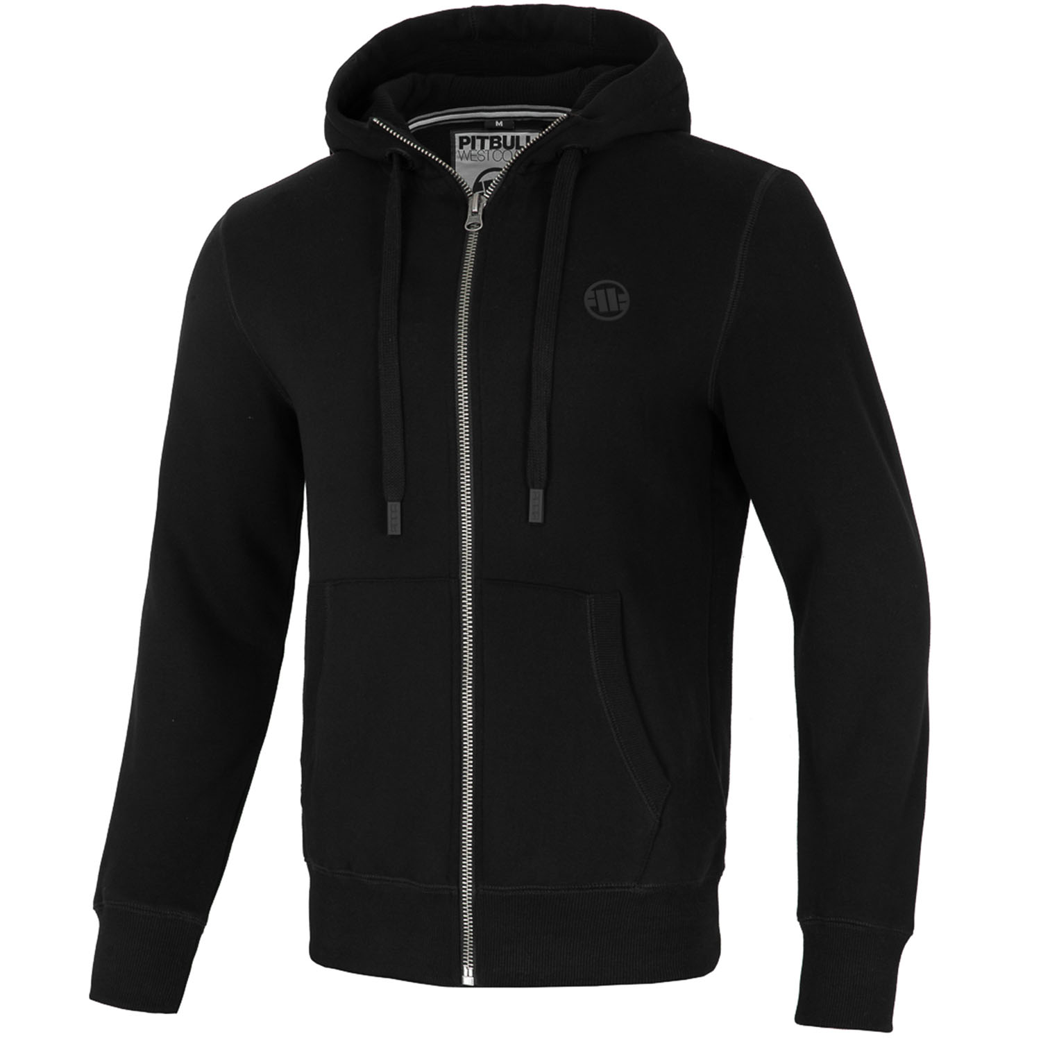 Pit Bull West Coast Zip Hoody, Hilltop, 22, schwarz-schwarz, XXXL