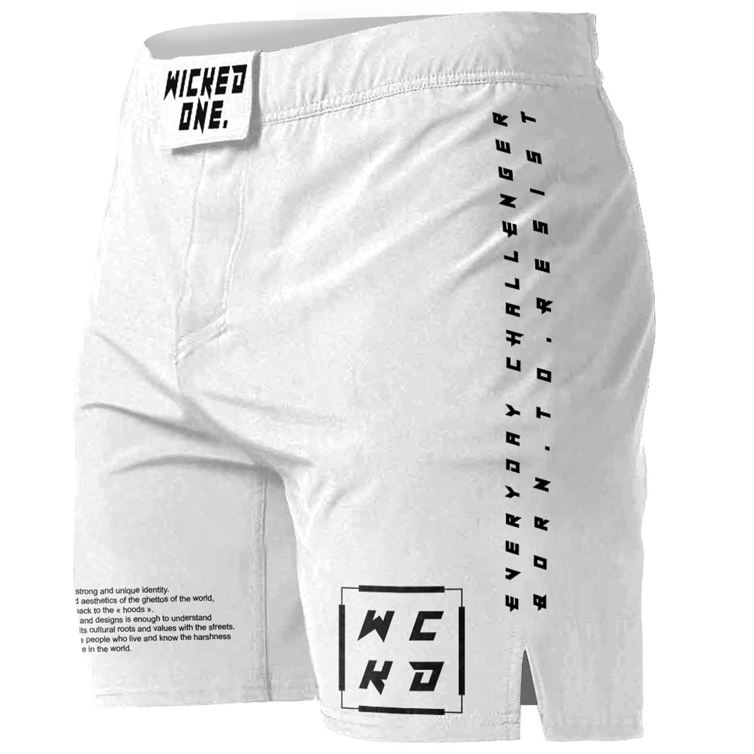 Wicked One Training Shorts, Score, white, XL