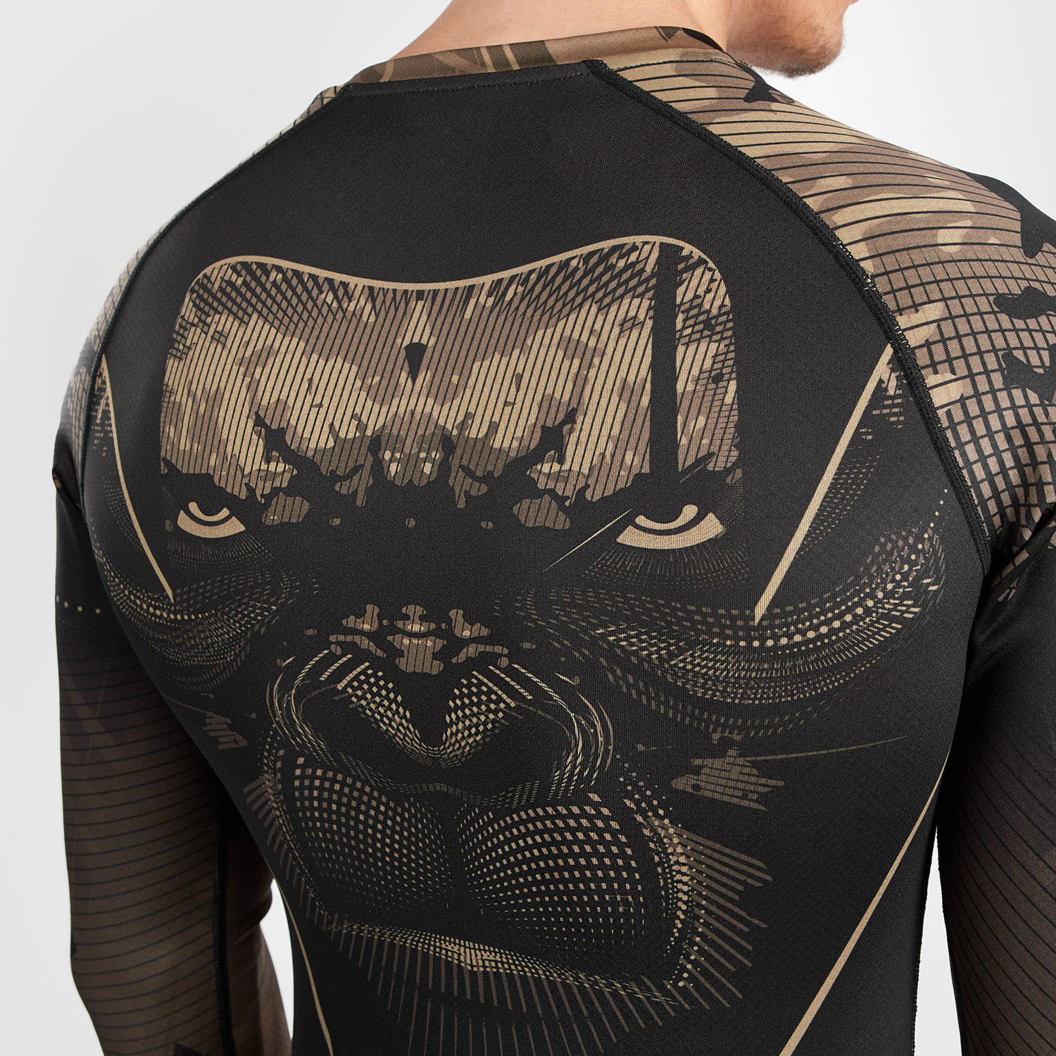 VENUM Rashguard, L\S, Gorilla Jungle, black-sand, XXL