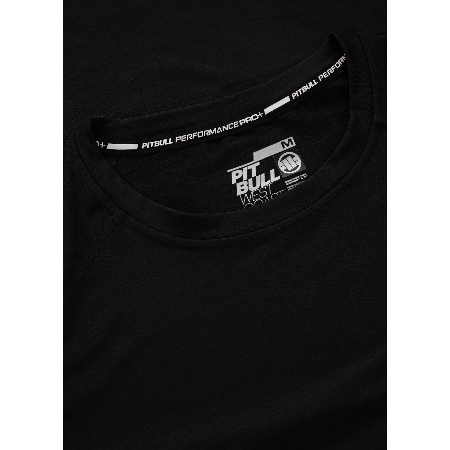 Pit Bull West Coast Rashguard, S/S, Performance Pro Plus, New Logo, black, XXL