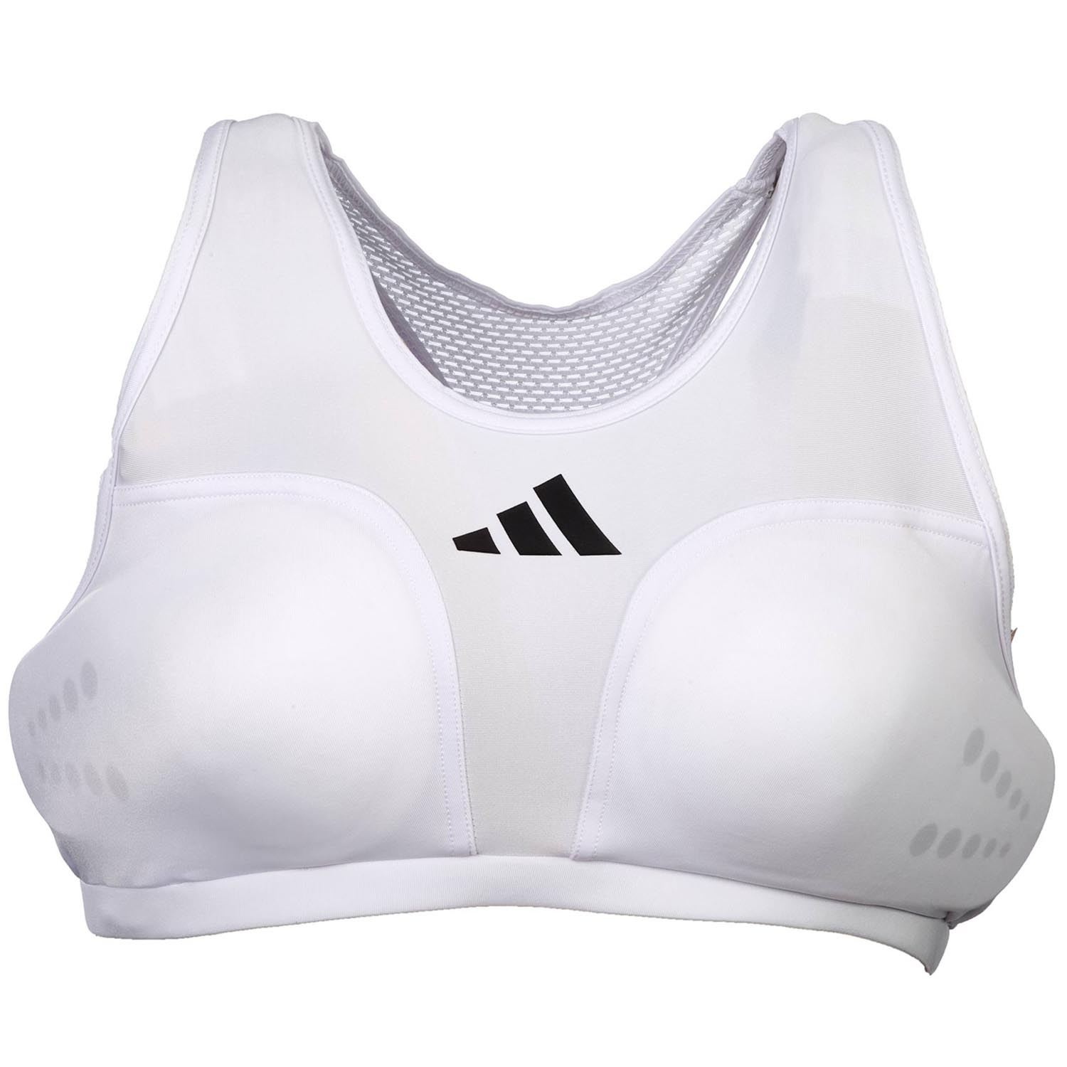 adidas Brustschutz, adiBP12, weiß, XS