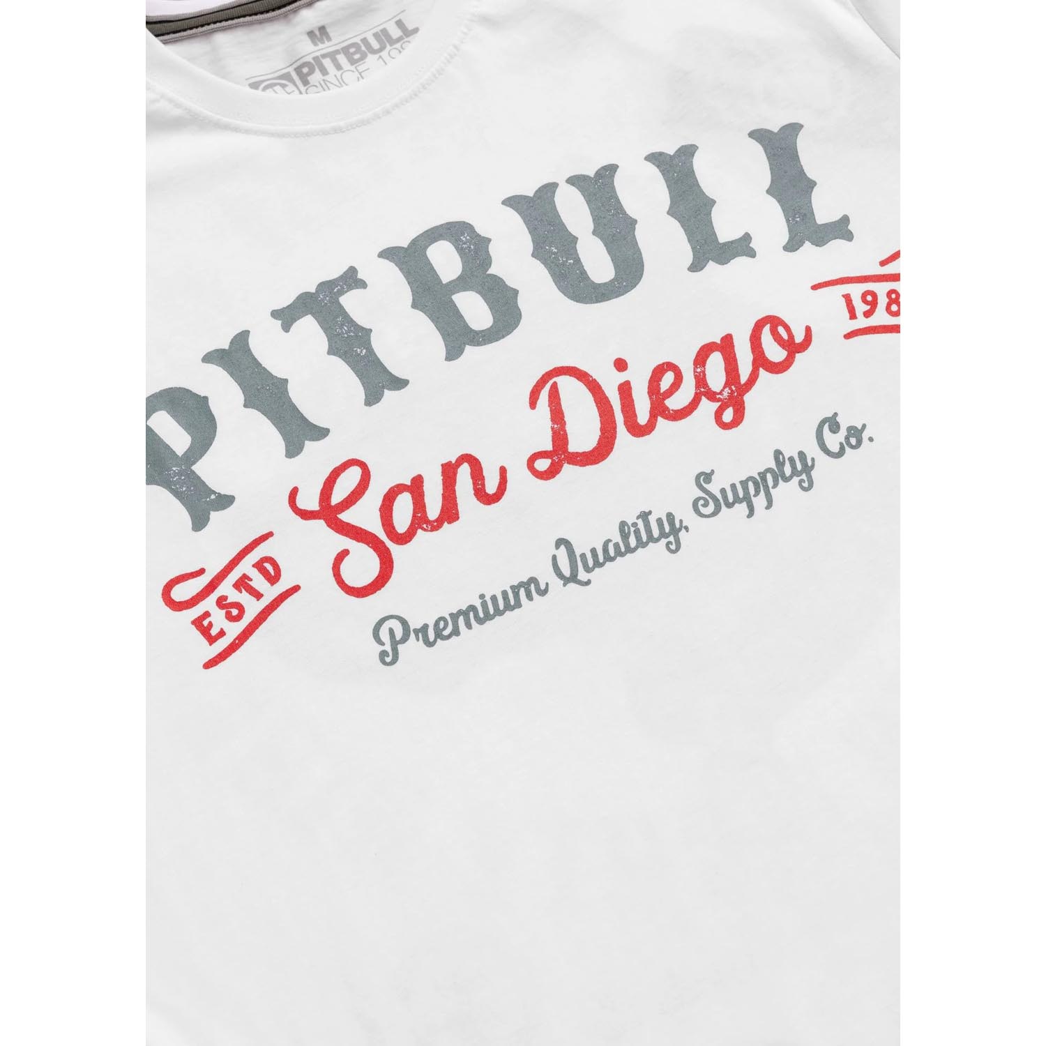 Pit Bull West Coast T-Shirt, Strength & Respect, white, XXXL