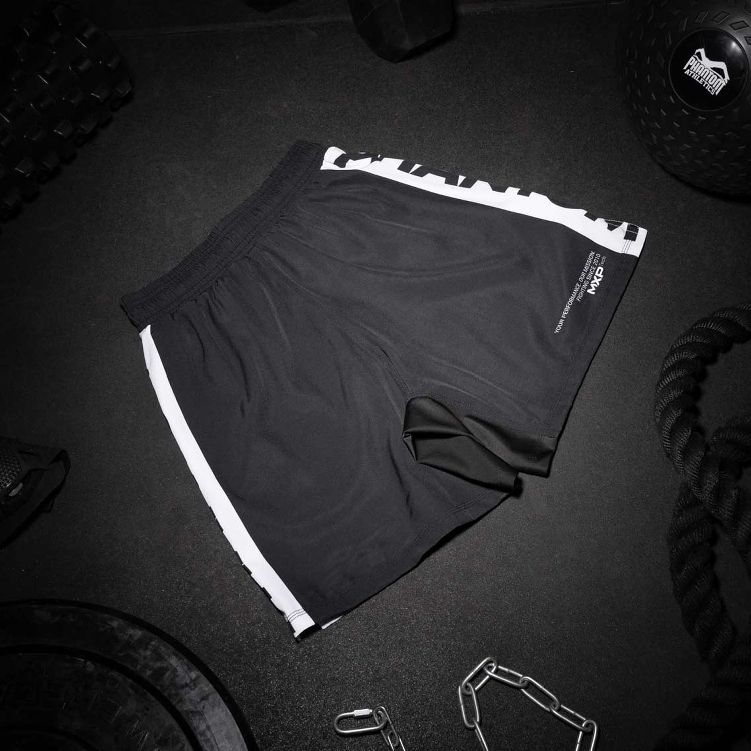 Phantom Athletics MMA Fight Shorts, Evo Apex, black, S
