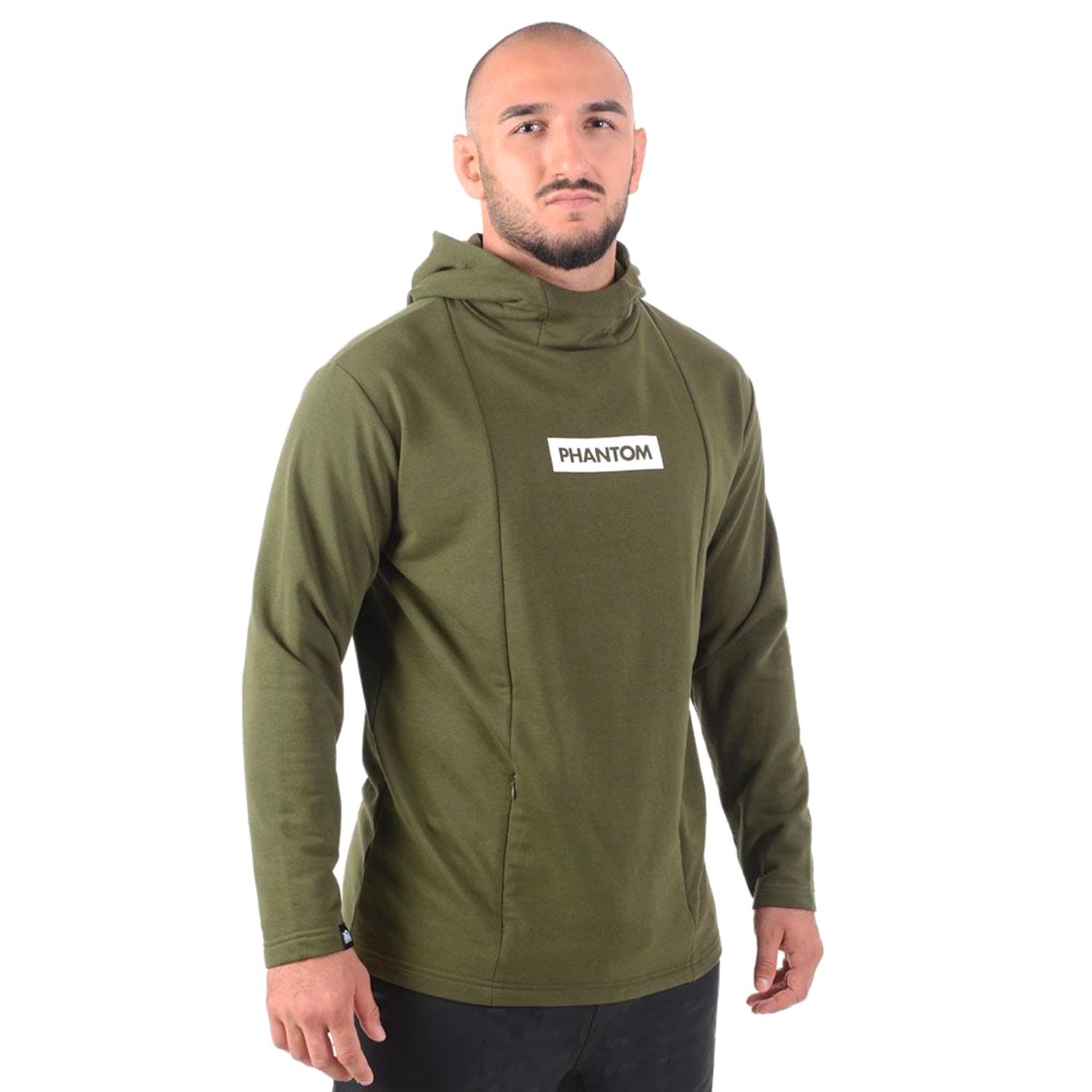 Phantom Athletics Hoody, Zero, olive, L