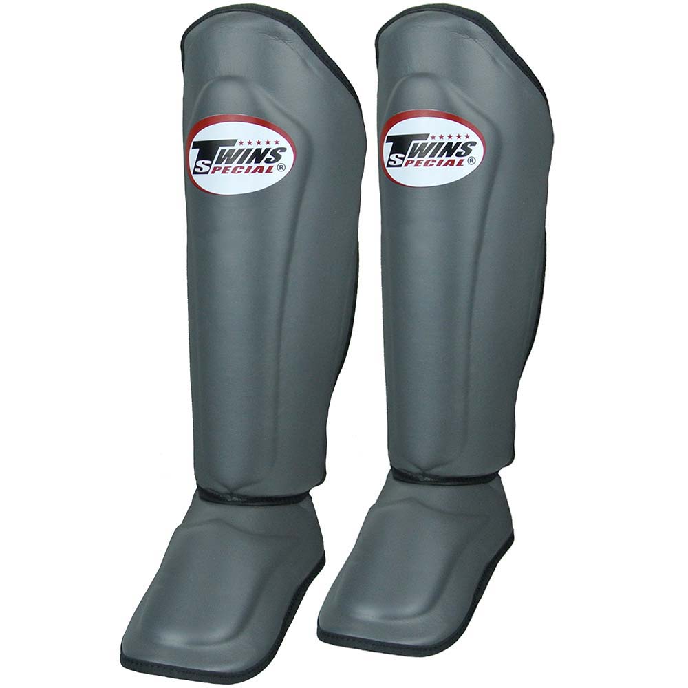 TWINS Special Shin Guards, SGMC-10, Skintex, grey, L