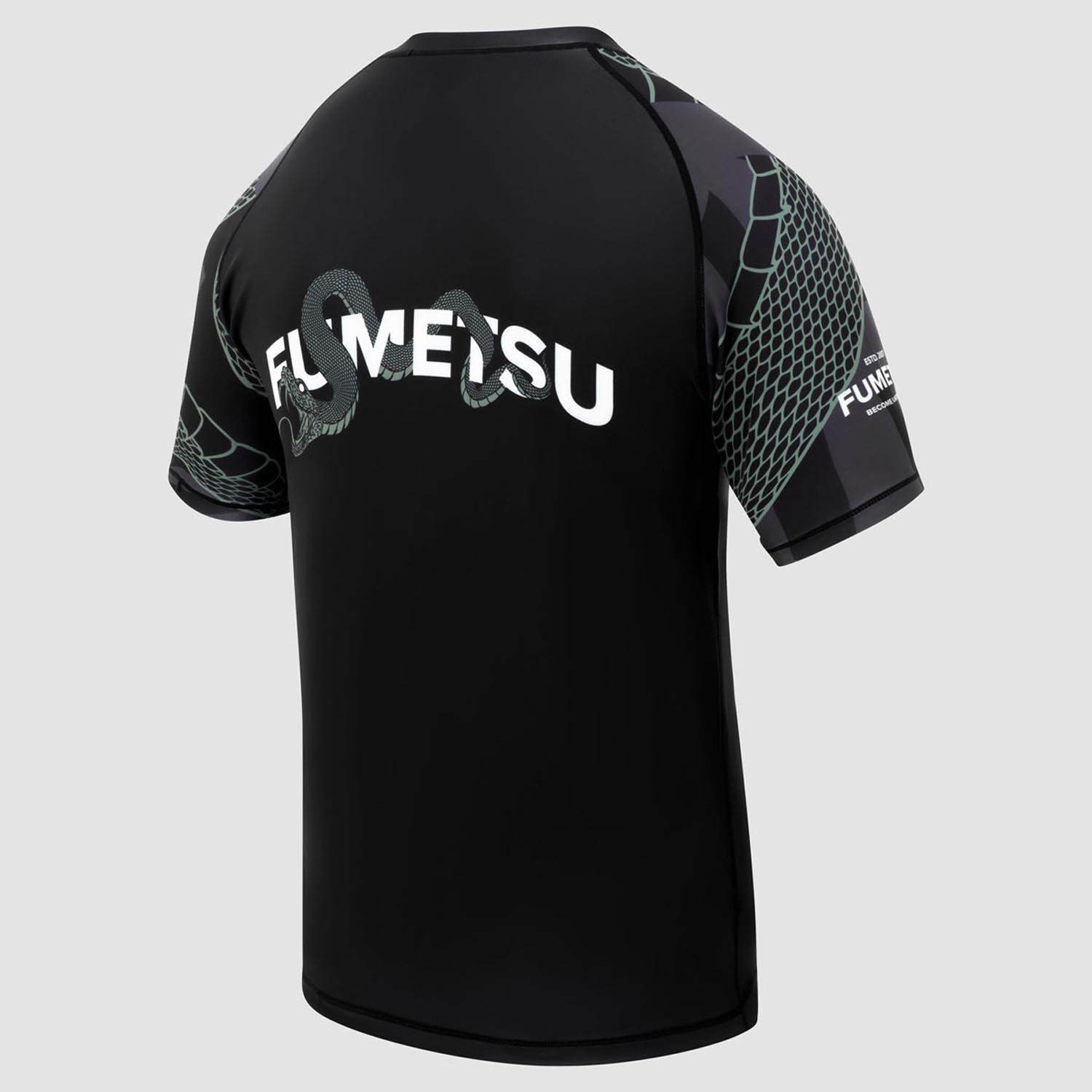Fumetsu Rashguard, S/S, Anaconda, schwarz-khaki, XXL