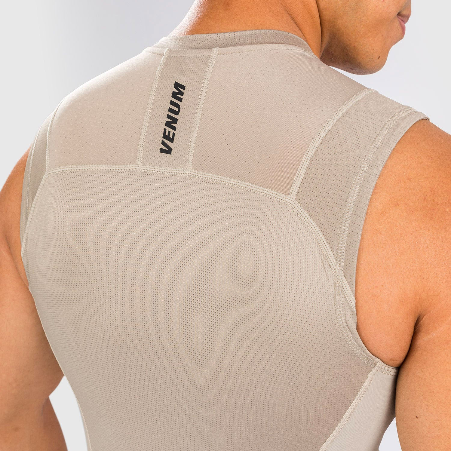 VENUM Rashguard Sleeveless, G-Fit Air, sand, S