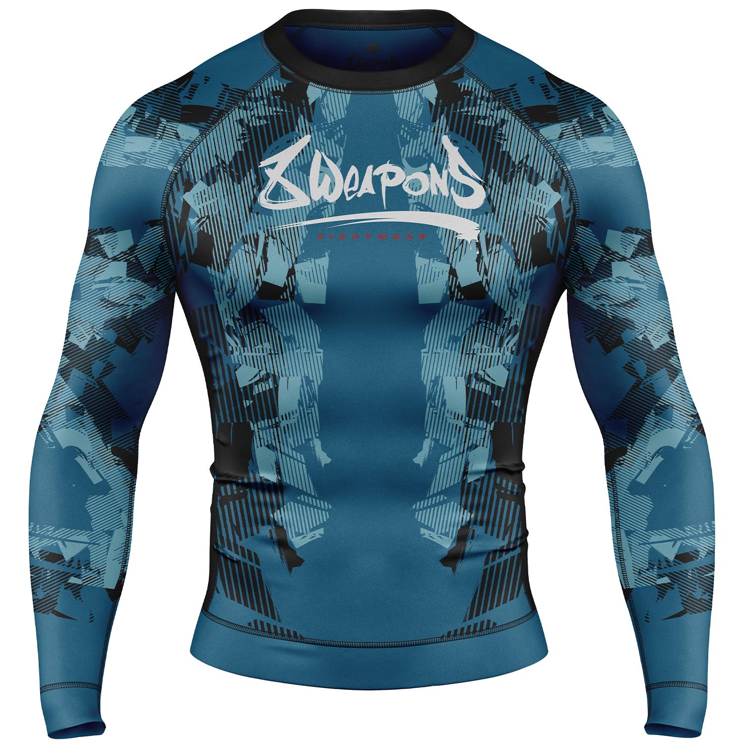 8 WEAPONS Rashguard, L/S, Hit 2.0, navy-black, L