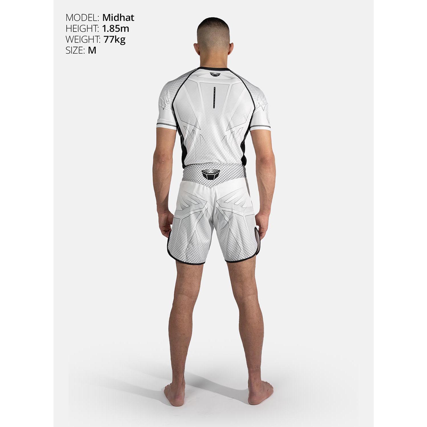 RINGLIFE Rashguard, S/S - Octaring 2.0 weiss-schwarz XL