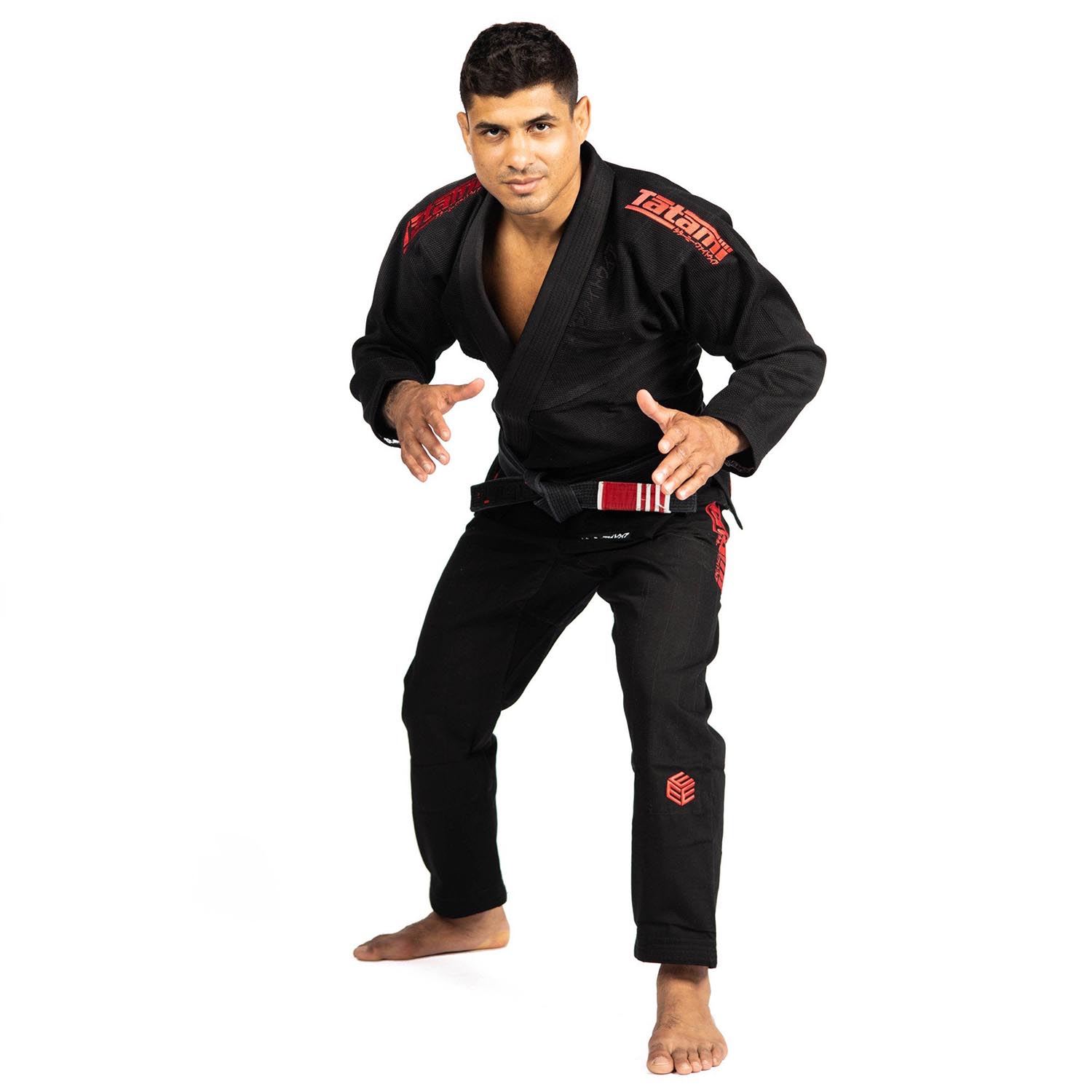 Tatami BJJ GI, Estilo Black Label, black-red, A1