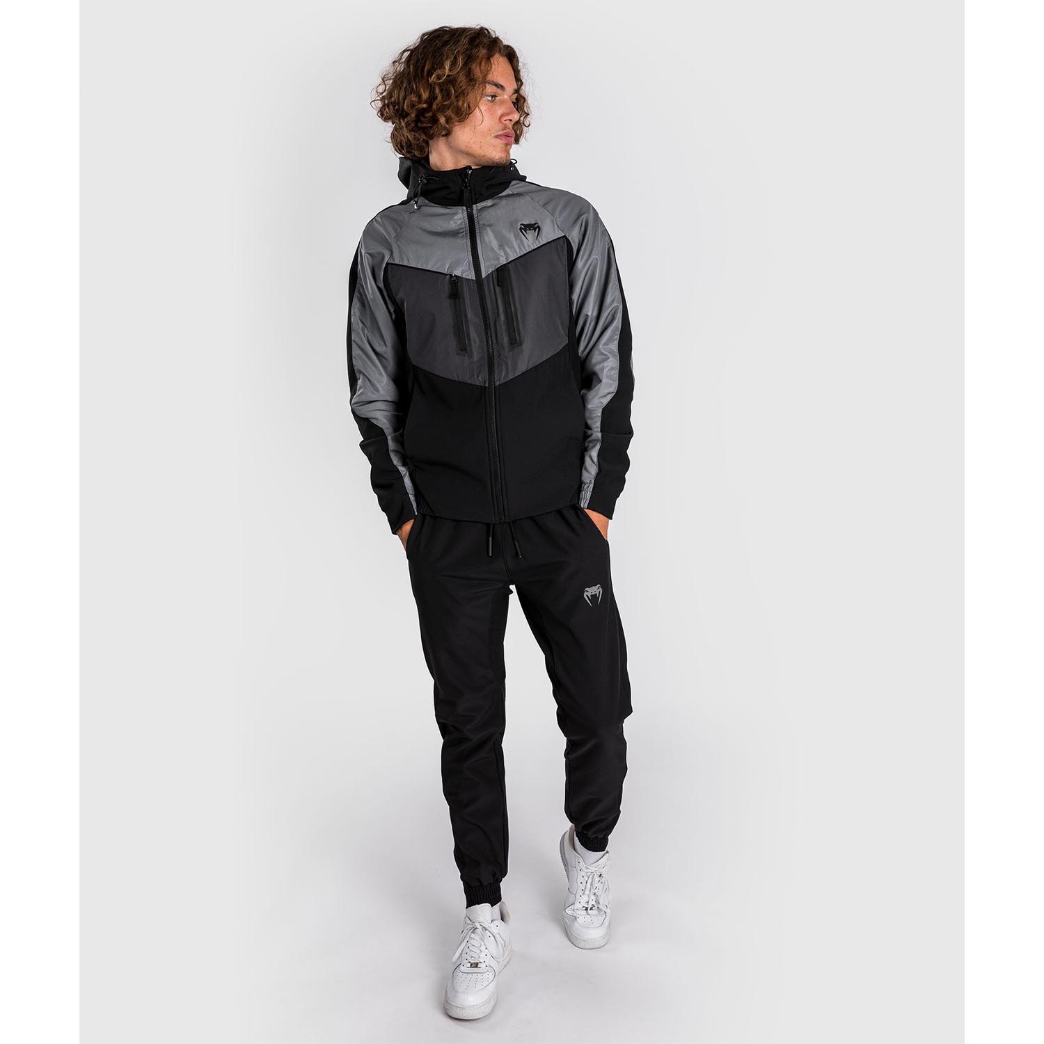 VENUM Trainingsjacke, Laser 3.0, schwarz-grau, XXL