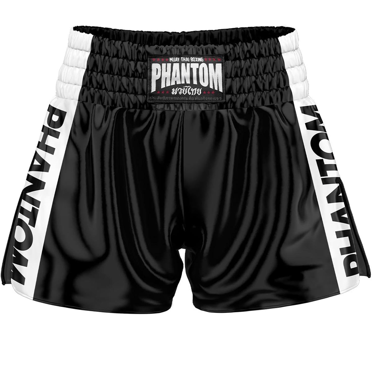 Phantom Athletics Muay Thai Shorts, Apex, black, S