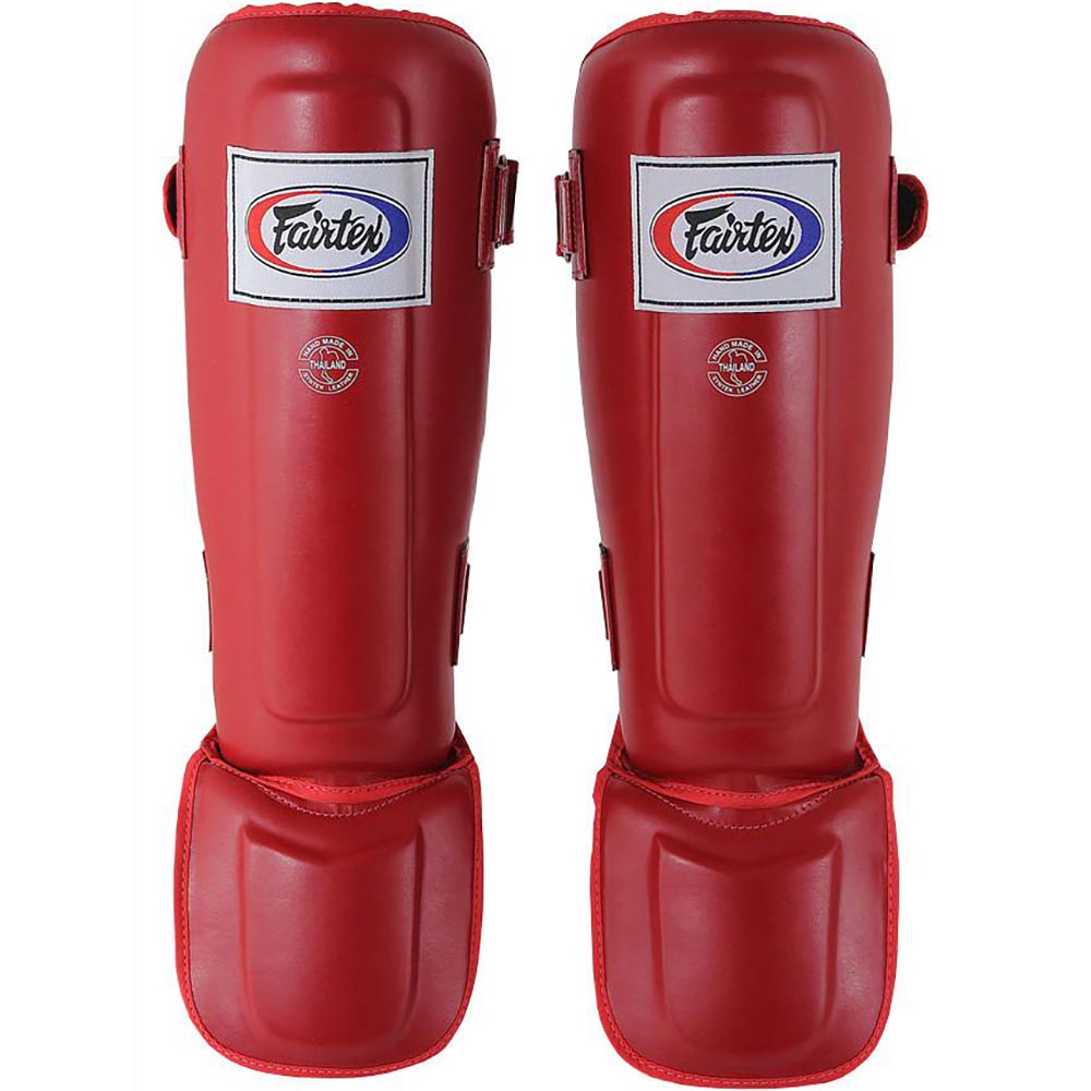 Fairtex Shin Guards, SP3, red, M