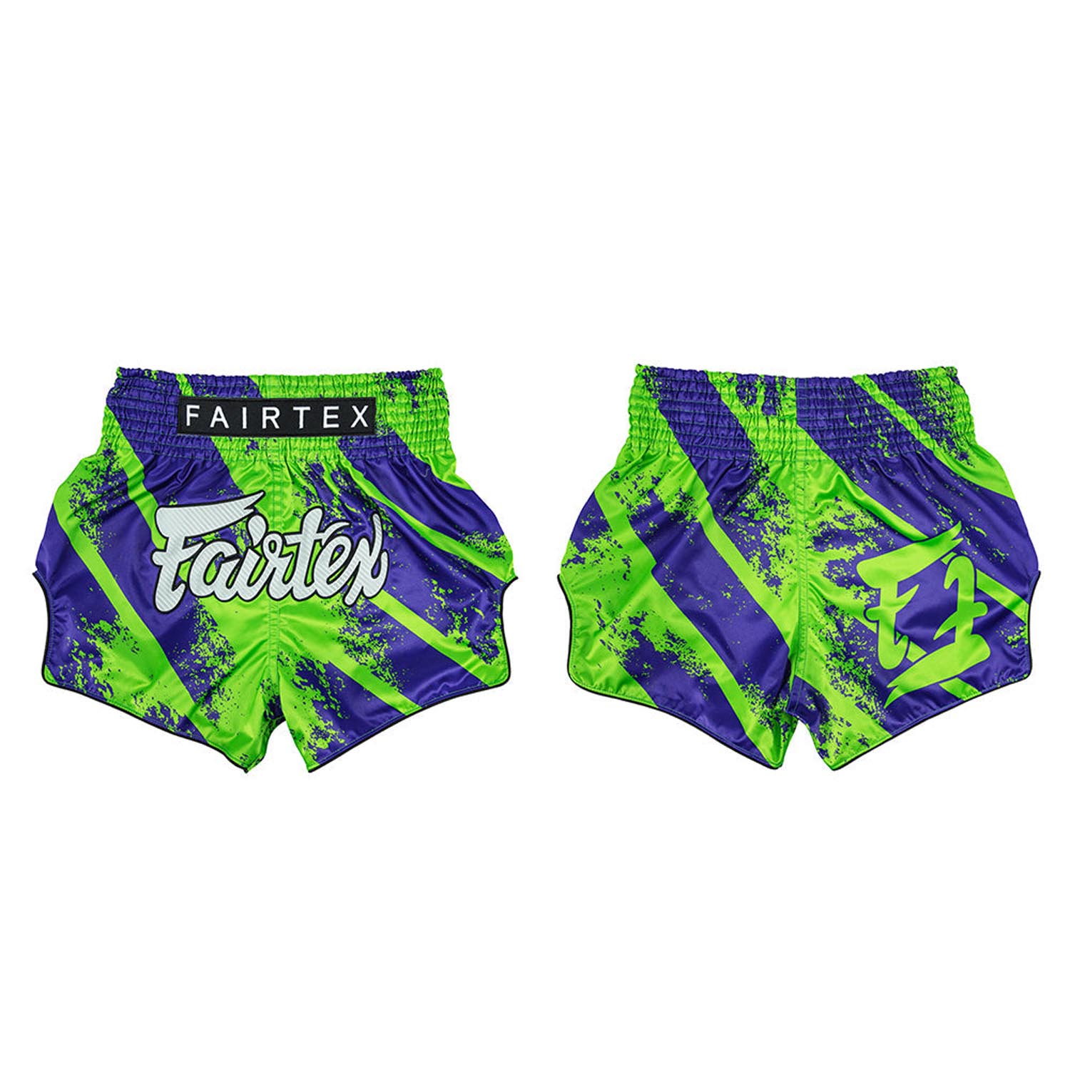 Fairtex Muay Thai Shorts, BS1928, Street King, green-navy, S