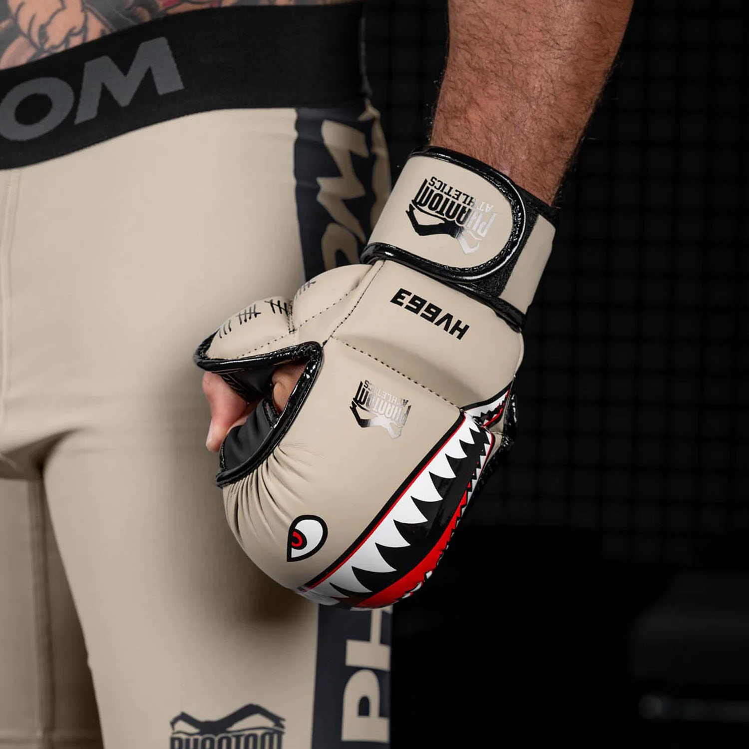 Phantom Athletics MMA Sparring Handschuhe, Fight Squad, sand, L/XL