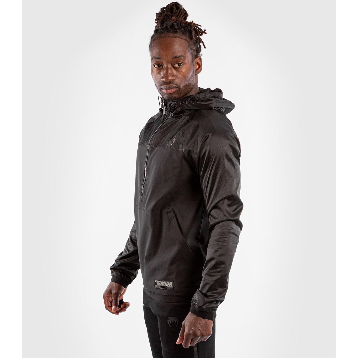 VENUM Half Zip Hoody, Laser XT, schwarz-schwarz, S