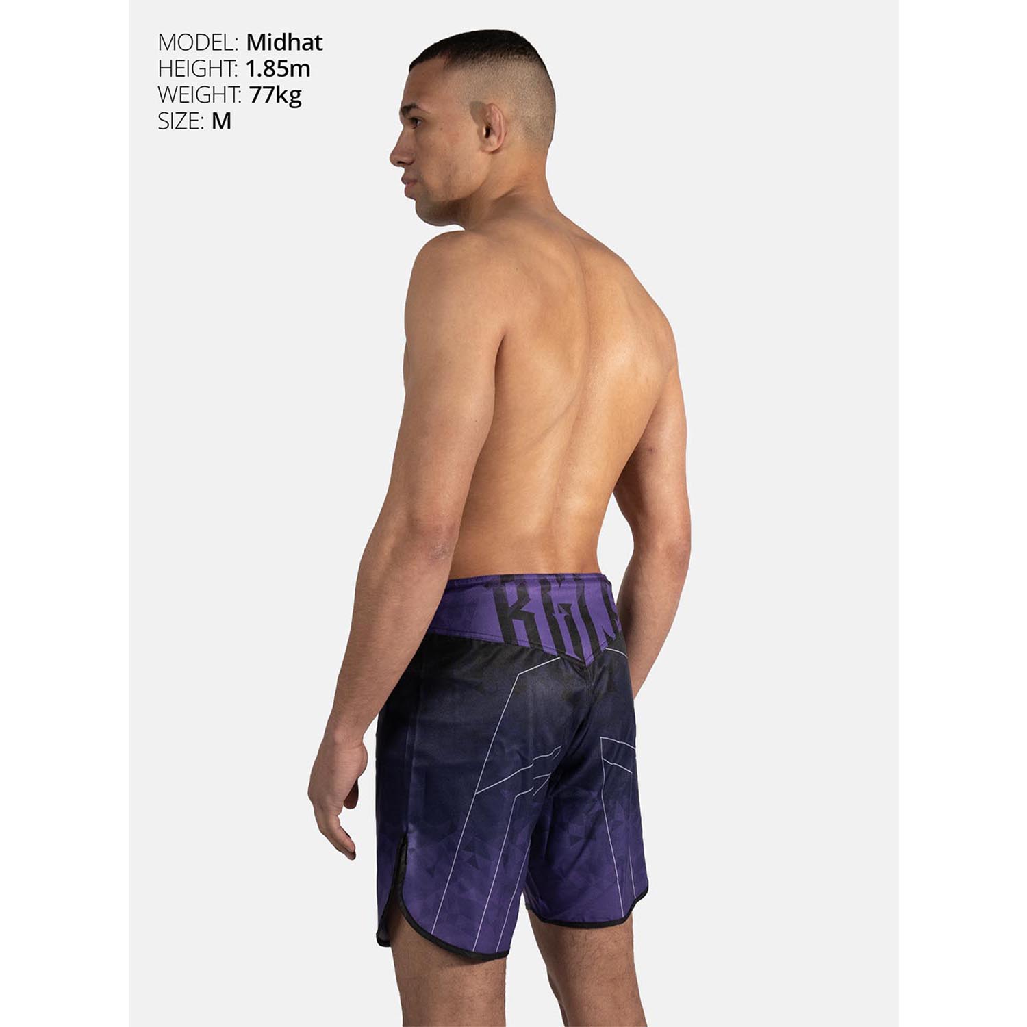 RINGLIFE MMA Shorts - Transition schwarz-lila M