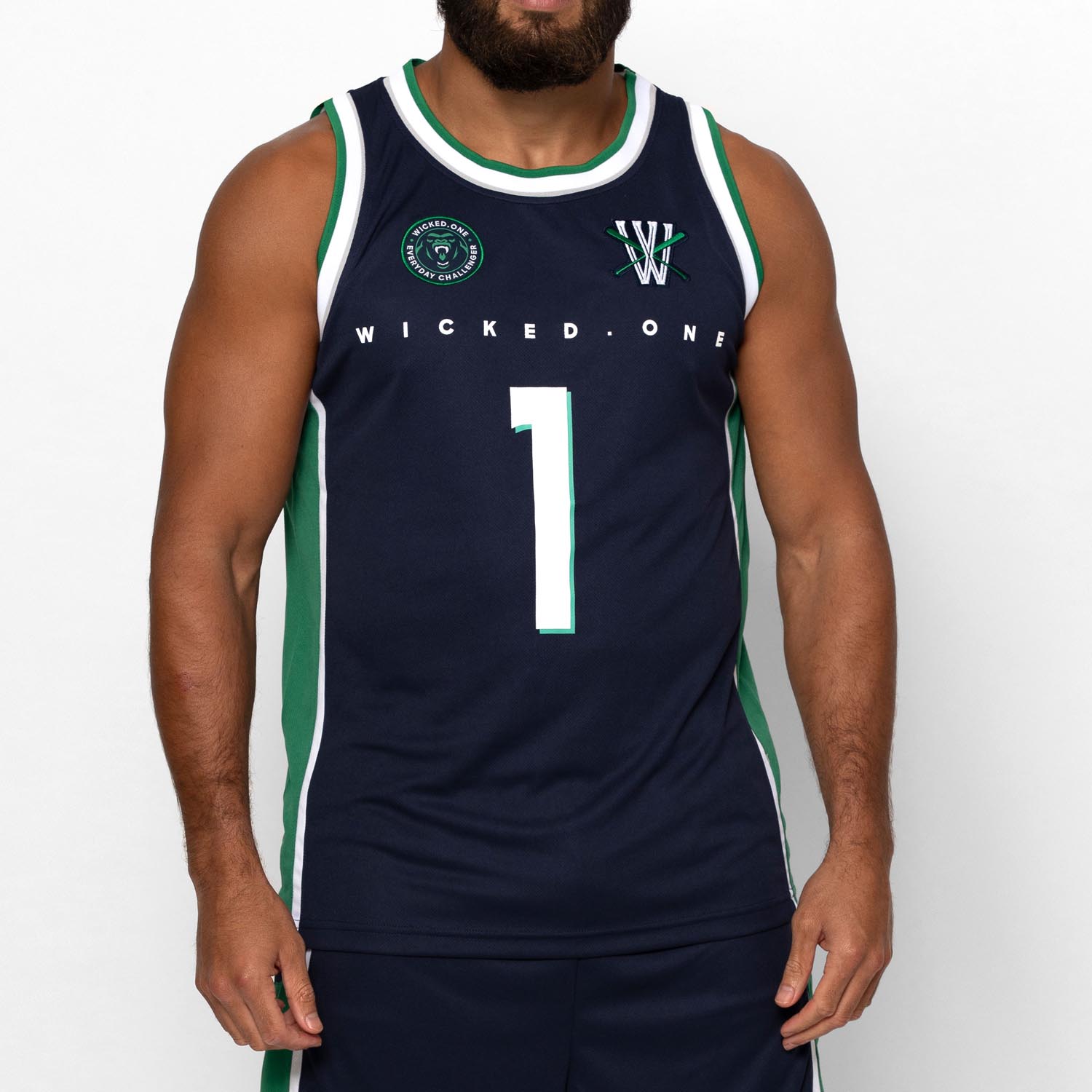 Wicked One Tank Top, Whaks, navy-green, XXL