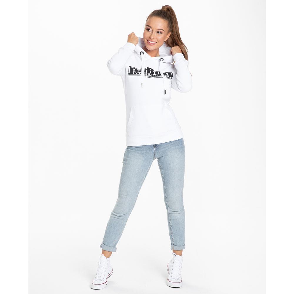 Pit Bull West Coast Hoody, Damen, Classic Boxing 2, weiß, S