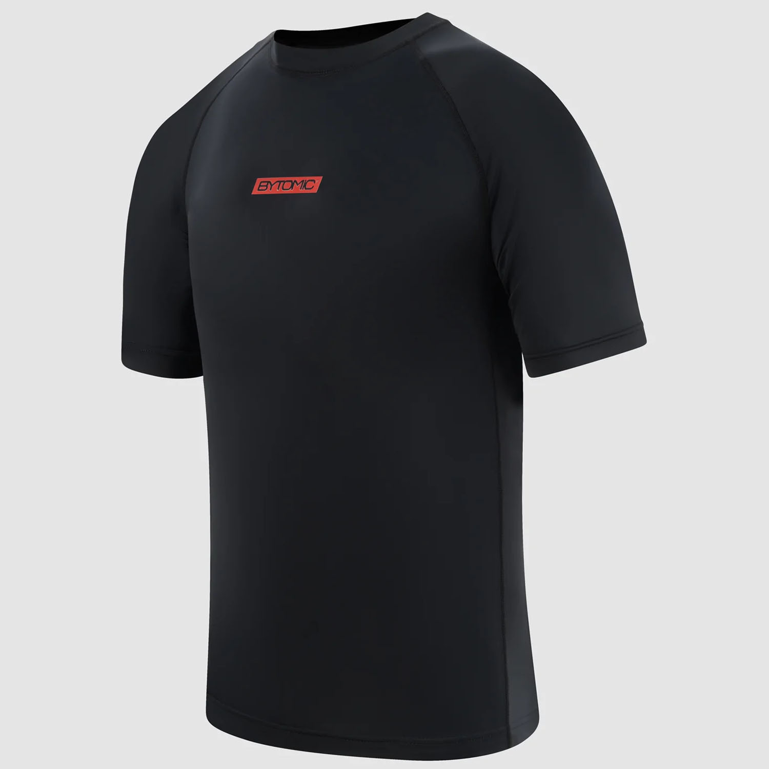 Bytomic Rashguard, S/S, Red Label, schwarz, XXL