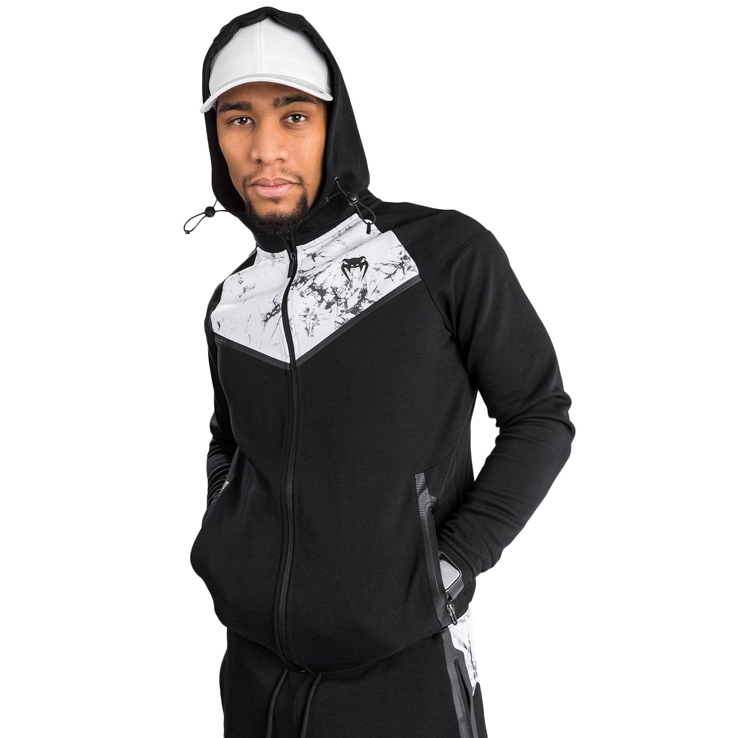 VENUM Zip Hoody, Laser Evo 2.0, schwarz-marble